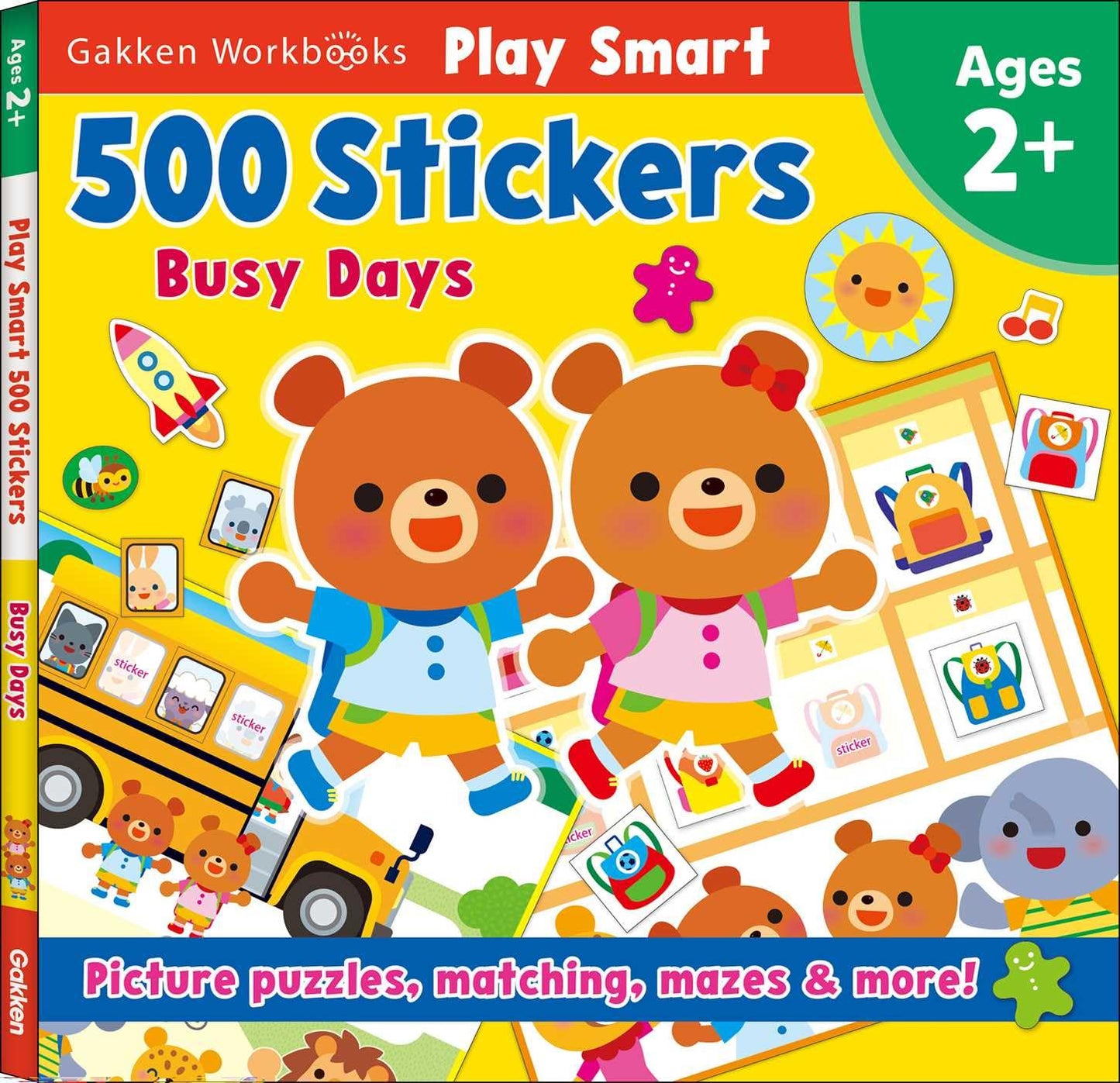 Libro: Play Smart 500 Stickers Busy Days: A Back to School Book for Kids