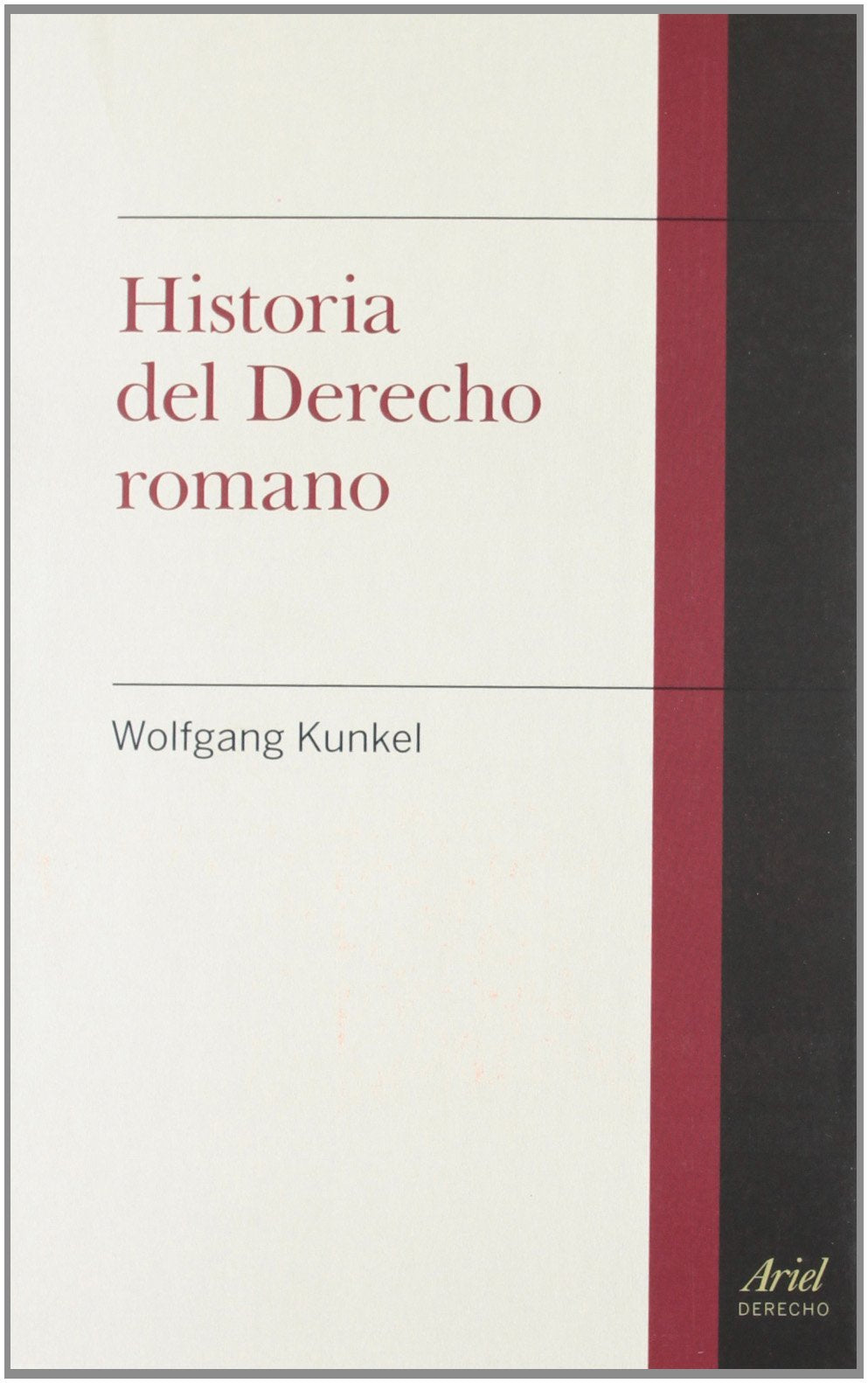 Libro: Historia del Derecho romano (Ariel Derecho)