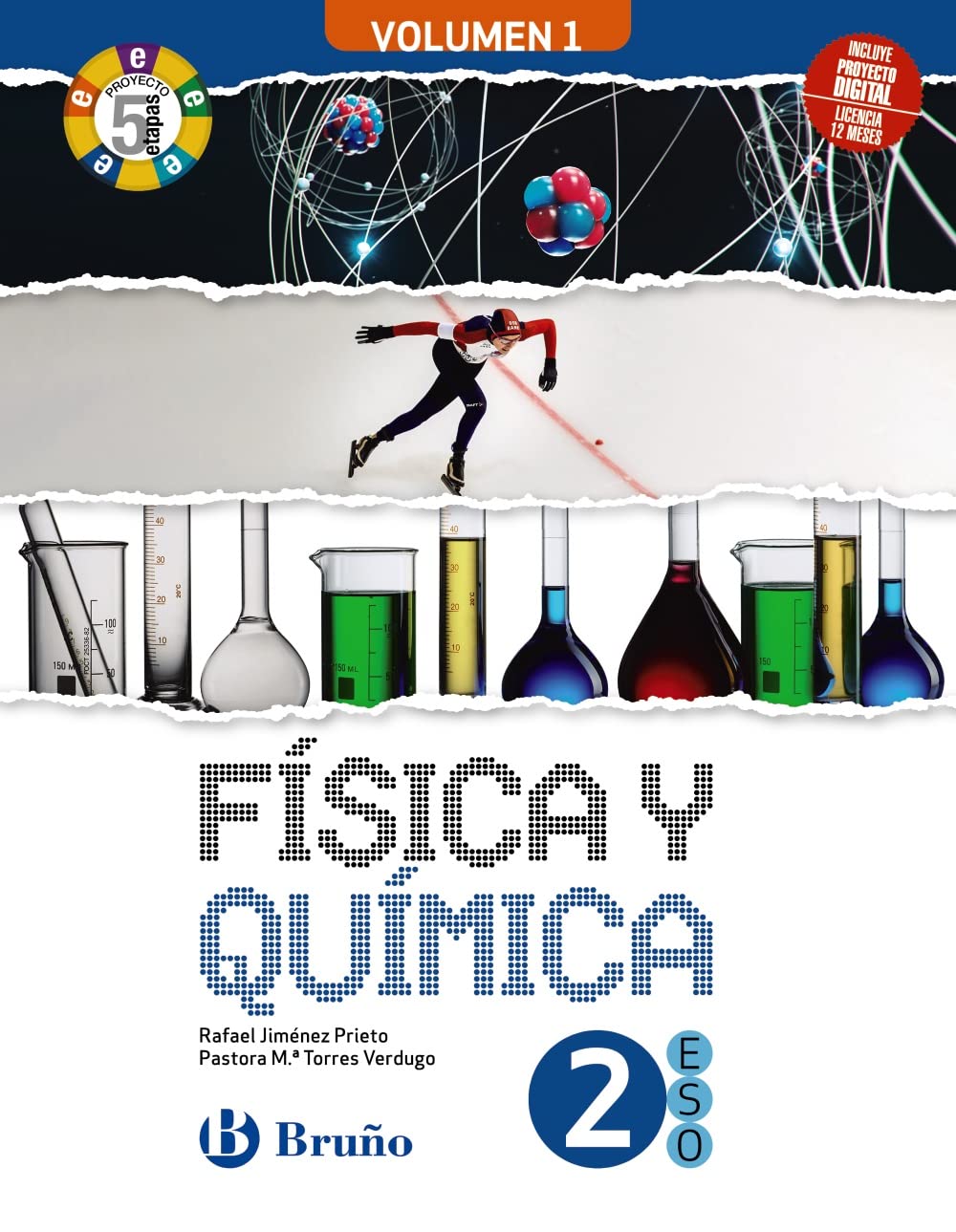 Libro: Física y Química 2 ESO 3 volúmenes Proyecto 5 etapas
