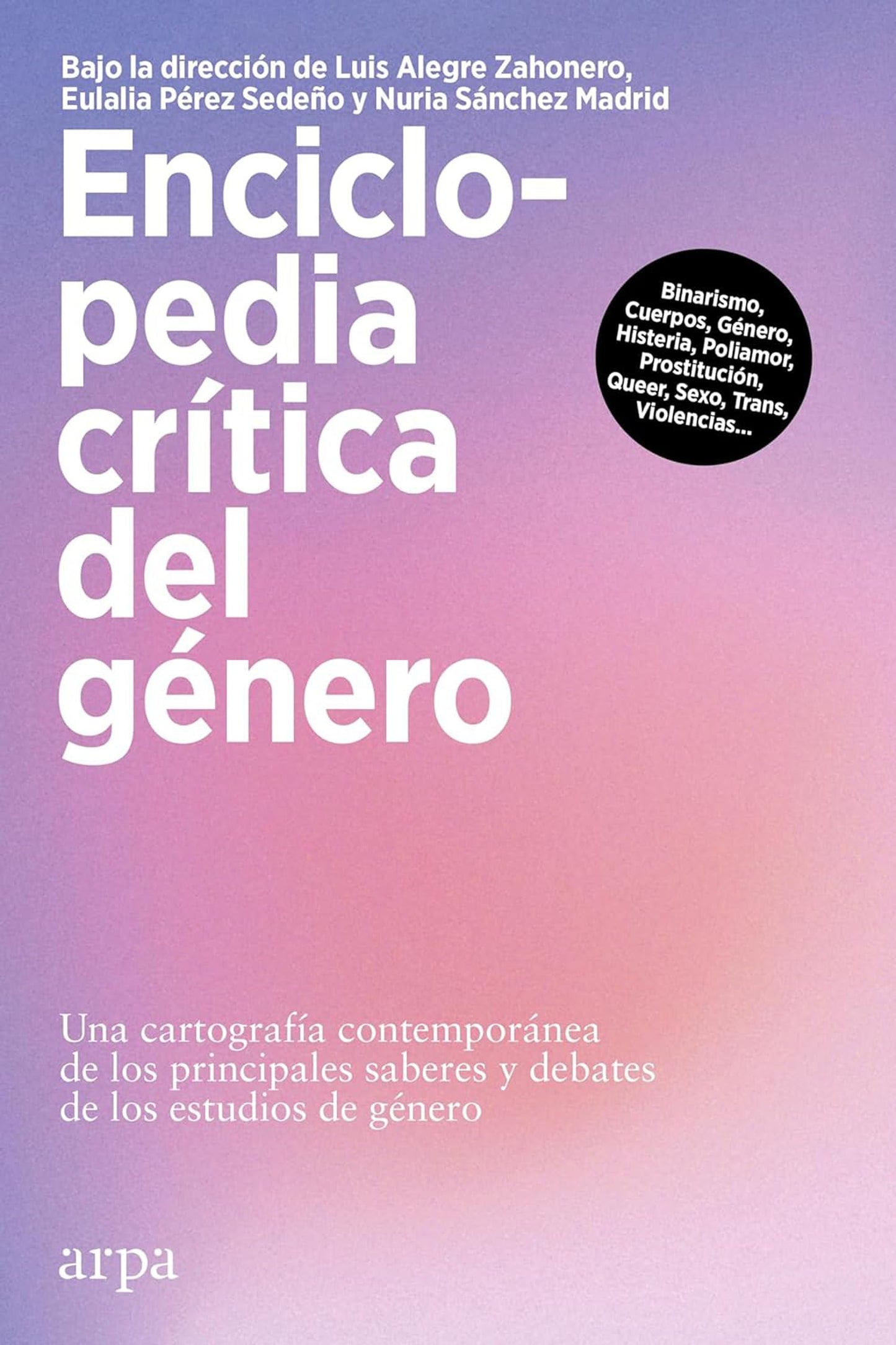 Libro: Enciclopedia crítica del género (Filosofía)