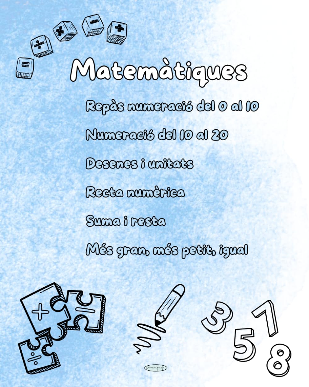 Libro: Matemàtiques: Del 0 al 20 (Catalan Edition)