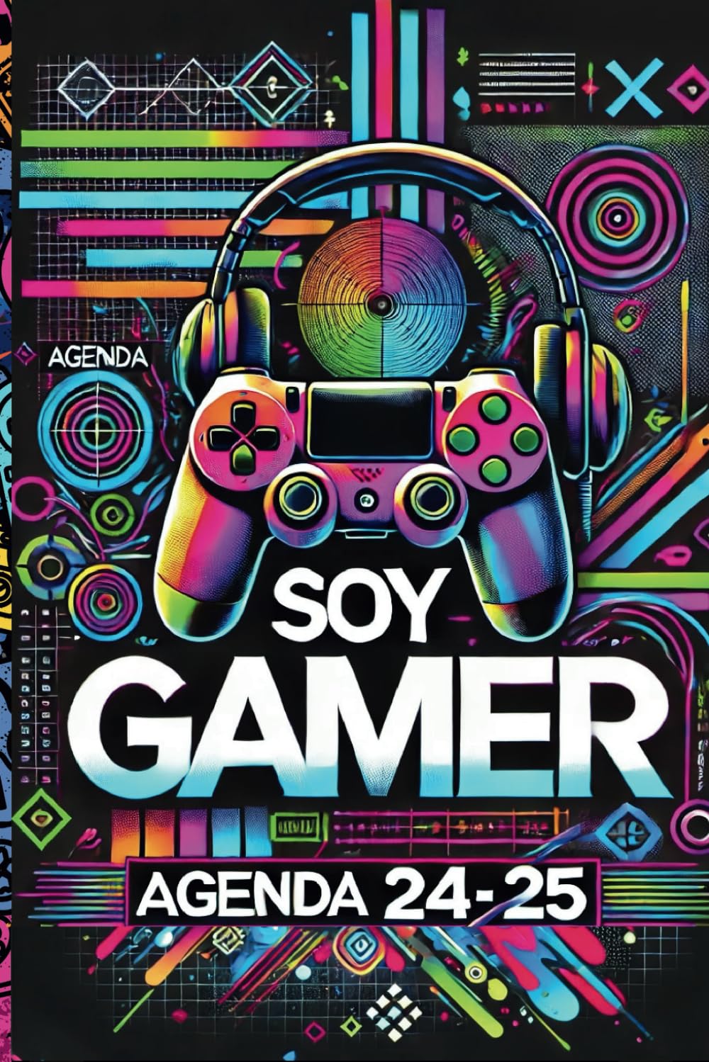 Libro: Agenda escolar 2024-2025 Gamer: Semana vista A5+. Año escolar de septiembre a julio- Planificador para estudiantes de Primaria, Secundaria, Bachiller o FP. Regalo gaming (Spanish Edition)