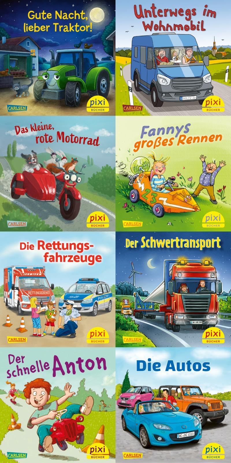 Libro: Pixi-8er-Set 298: Pixis Lieblings-Fahrzeuge (8x1 Exemplar)