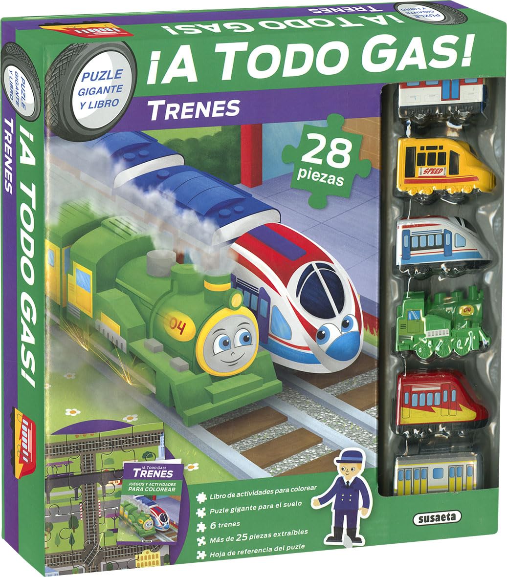 Libro: Trenes (¡A todo gas!)