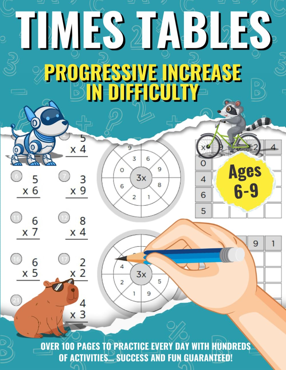 Libro: Times Tables: Math Workbook with Fun Times Tables Exercises for Children Ages 6–9 Multiplication Practice for School, Summer Vacation & Homeschooling ... by Playing: Math for Kids) (Spanish Edition)