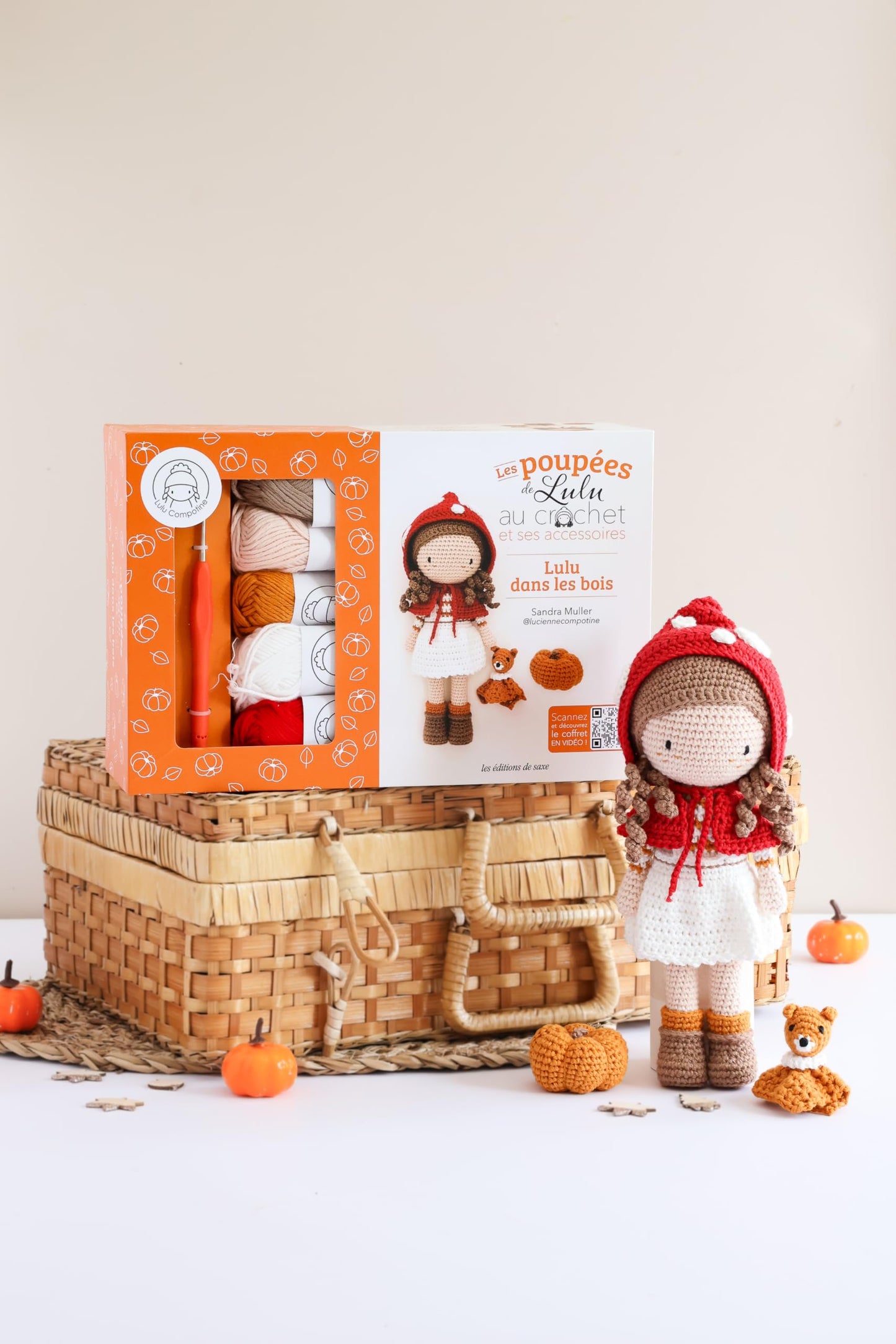 Libro: Coffret Poupée de Lulu au crochet et ses accessoires: Lulu dans les bois