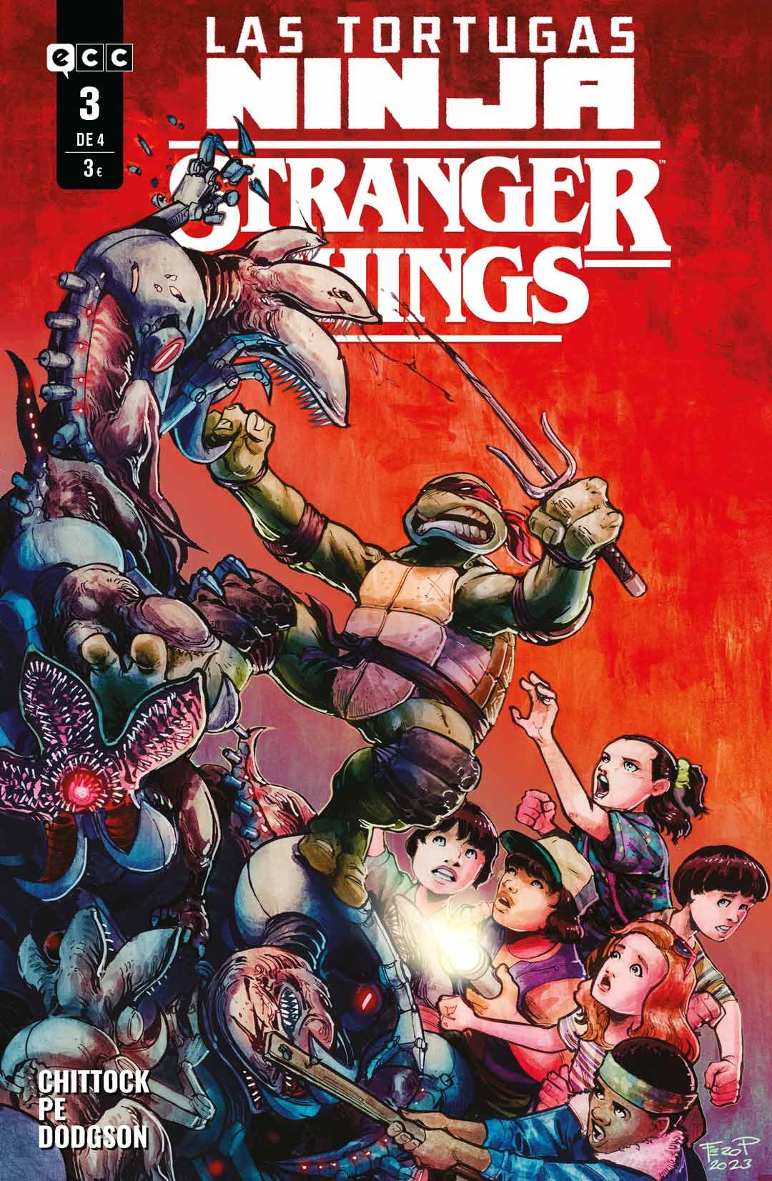 Libro: Las Tortugas Ninja/Stranger Things núm. 3 de 4