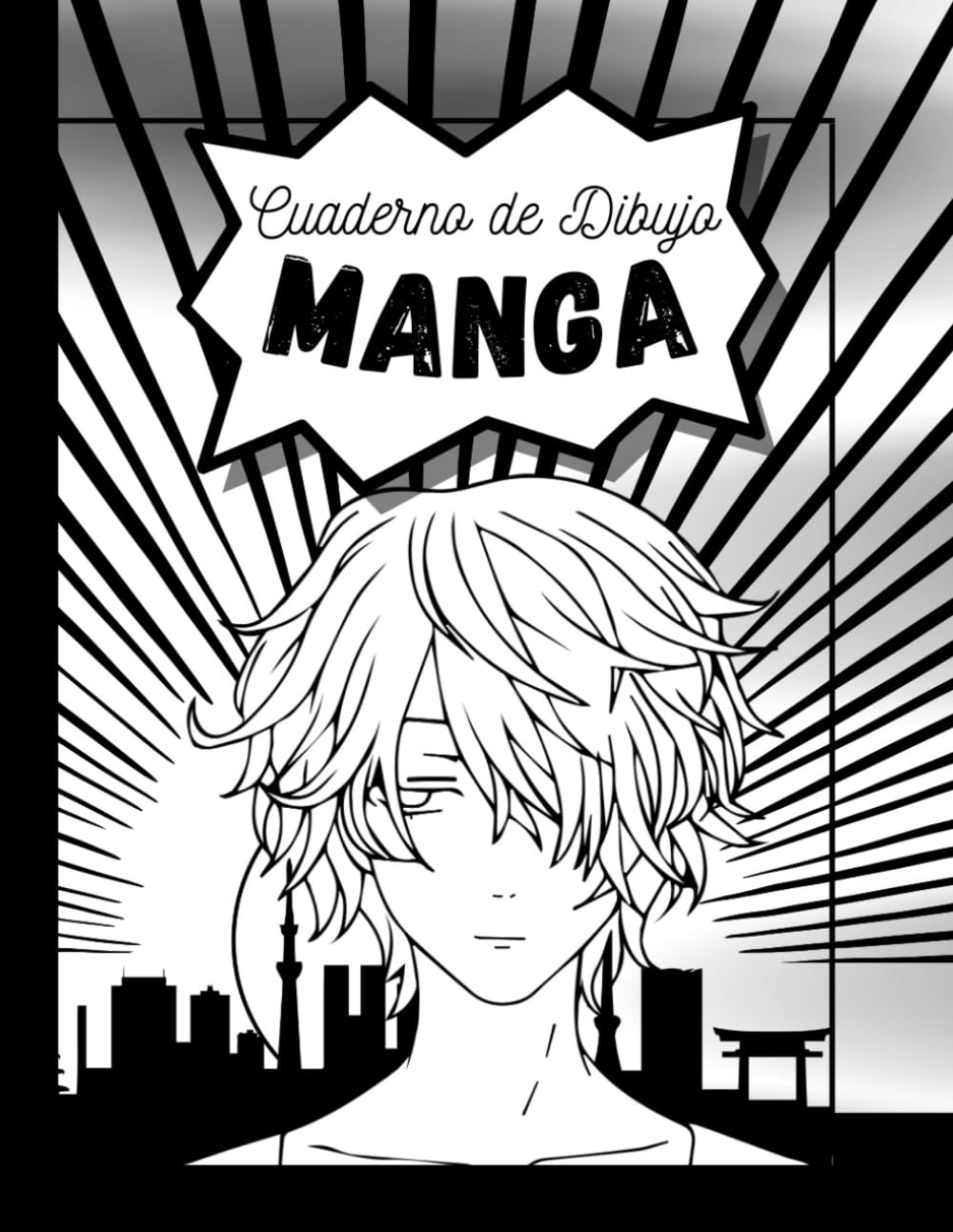 Libro: CUADERNO DE DIBUJO MANGA: Cuaderno de dibujo para los fans de Manga y Anime - Sketchbook para dibujar tus personajes o para crear tu propio Comic Manga (Spanish Edition)