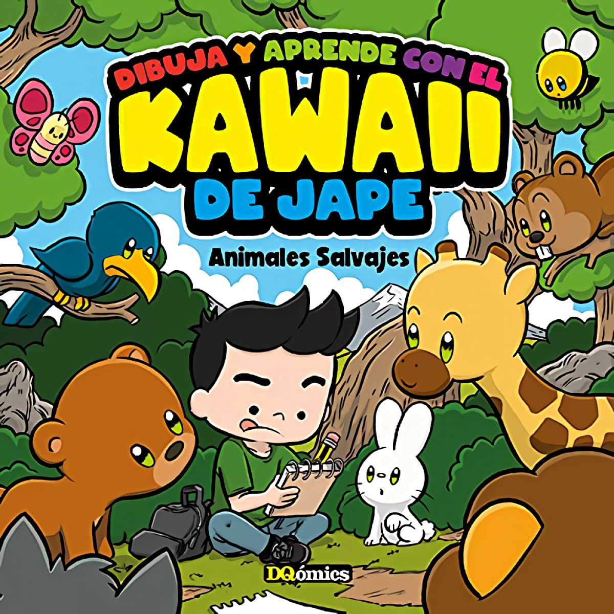 Libro: Dibuja y aprende con el kawaii de Jape / Cómo dibujar animales salvajes (COMICS)