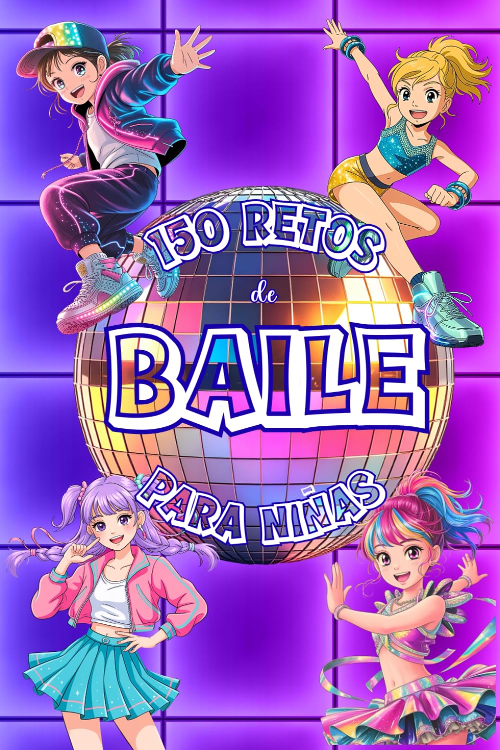 Libro: 150 RETOS DE BAILE PARA NIÑAS: K-Pop, Hip Hop y Jazz Funk para niñas de 7 a 12 años. A todo color. Retos Progresivos , Autoestima, Confianza y Valores a través del Baile Moderno.