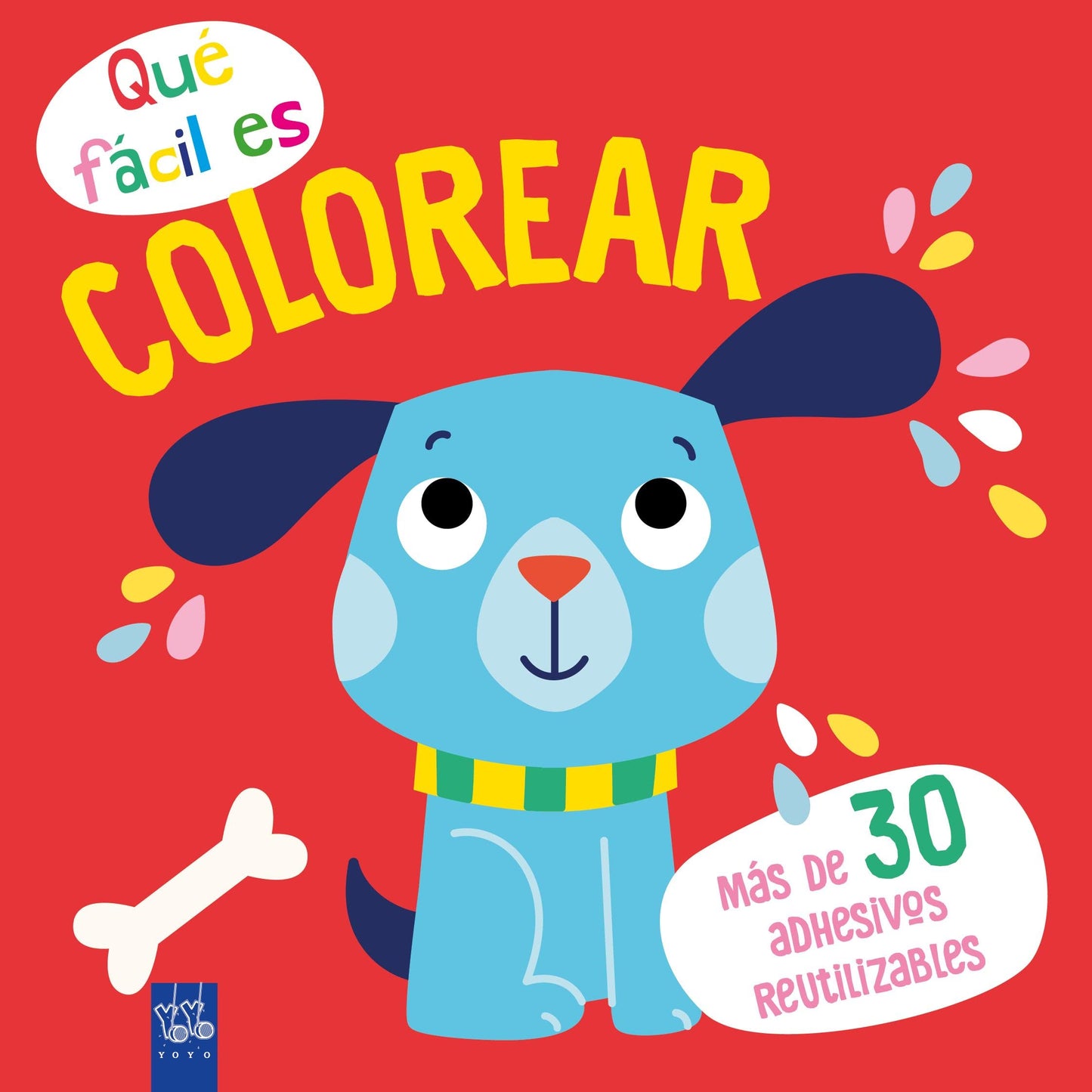 Libro: Qué fácil es colorear. Perro
