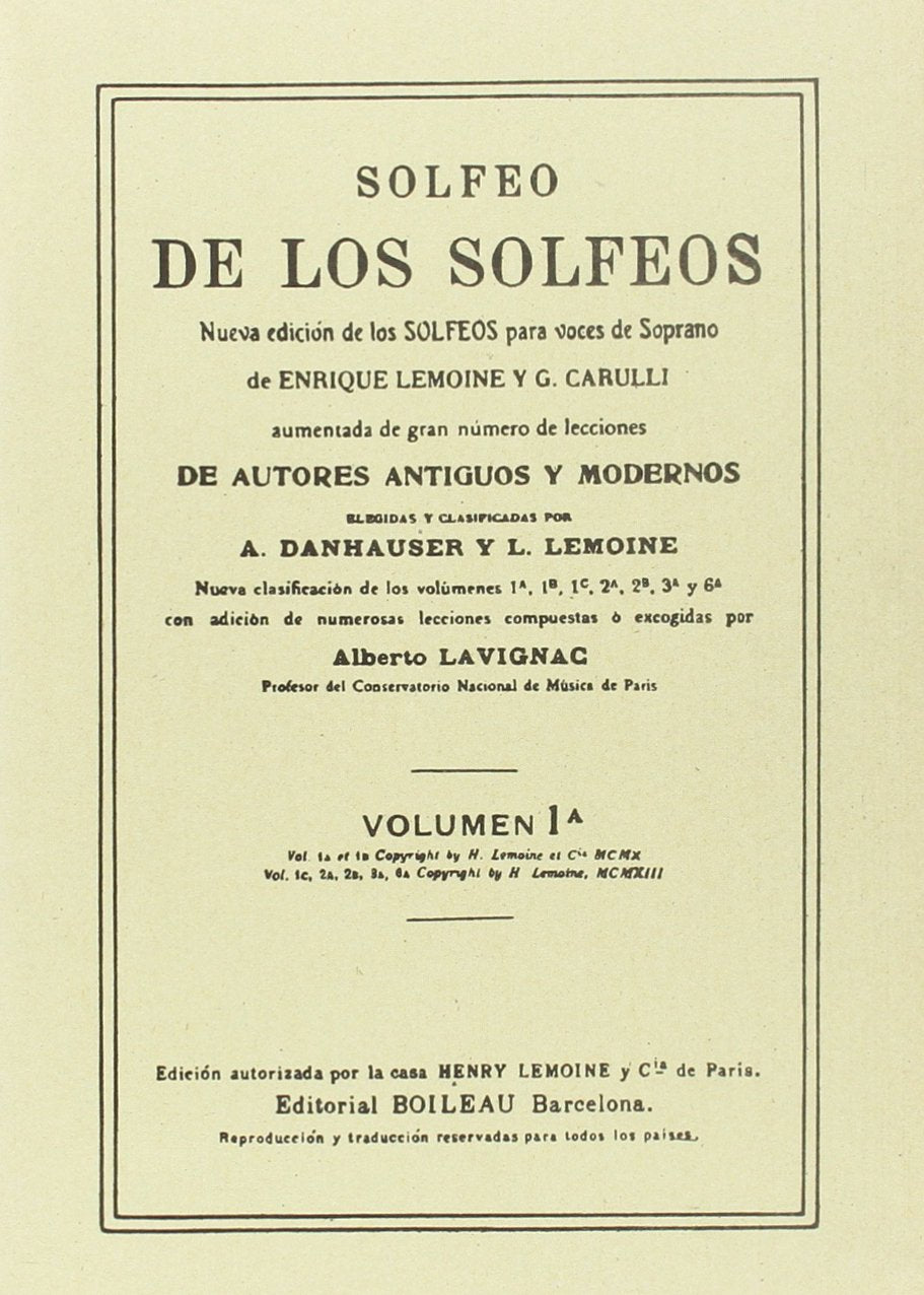 Libro: Solfeo de los Solfeos 1ºA