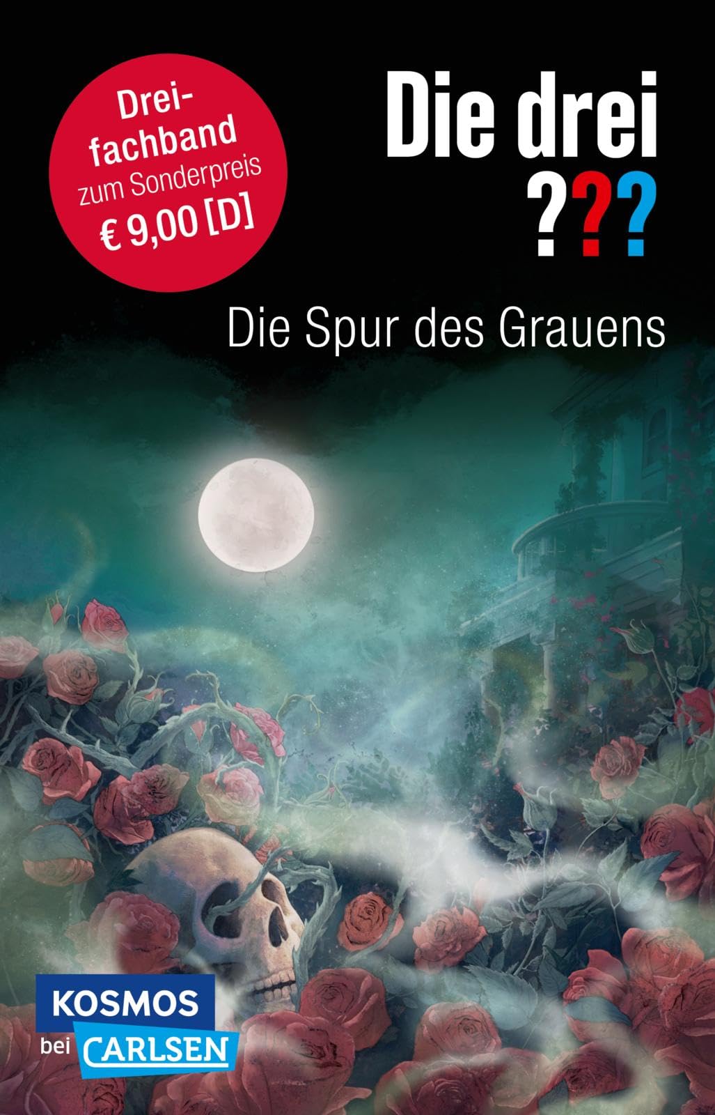 Libro: Die drei ???: Die Spur des Grauens. Dreifachband (Enthält die Bände: Im Haus des Henkers, Die Villa der Toten, Die flüsternden Puppen)