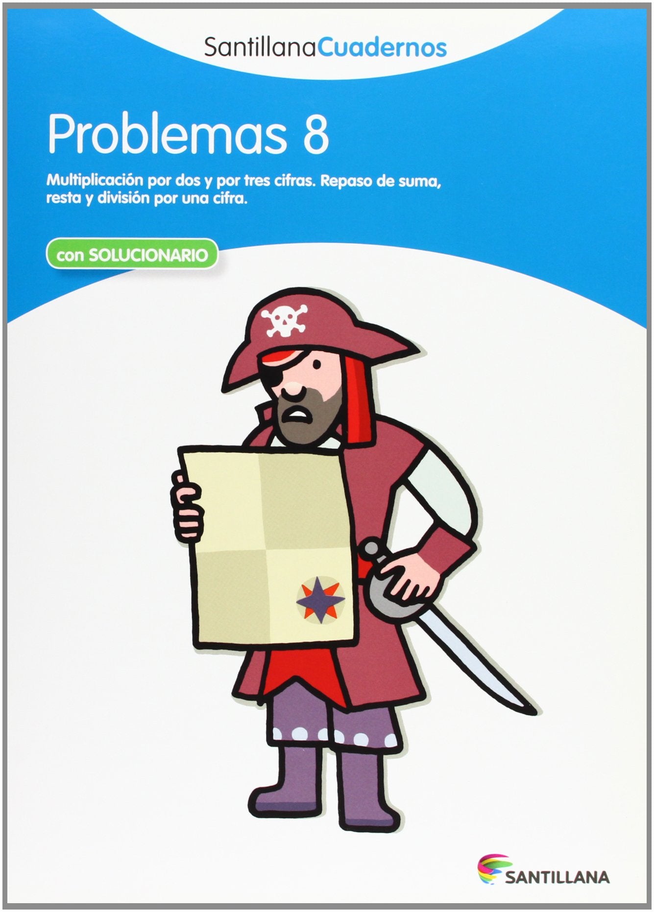Libro: PROBLEMAS 8 SANTILLANA CUADERNOS