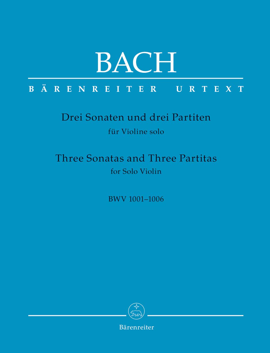 Libro: 3 sonates et 3 partitas - three sonatas and three partitas - bwn 1001-1006 - violon seul
