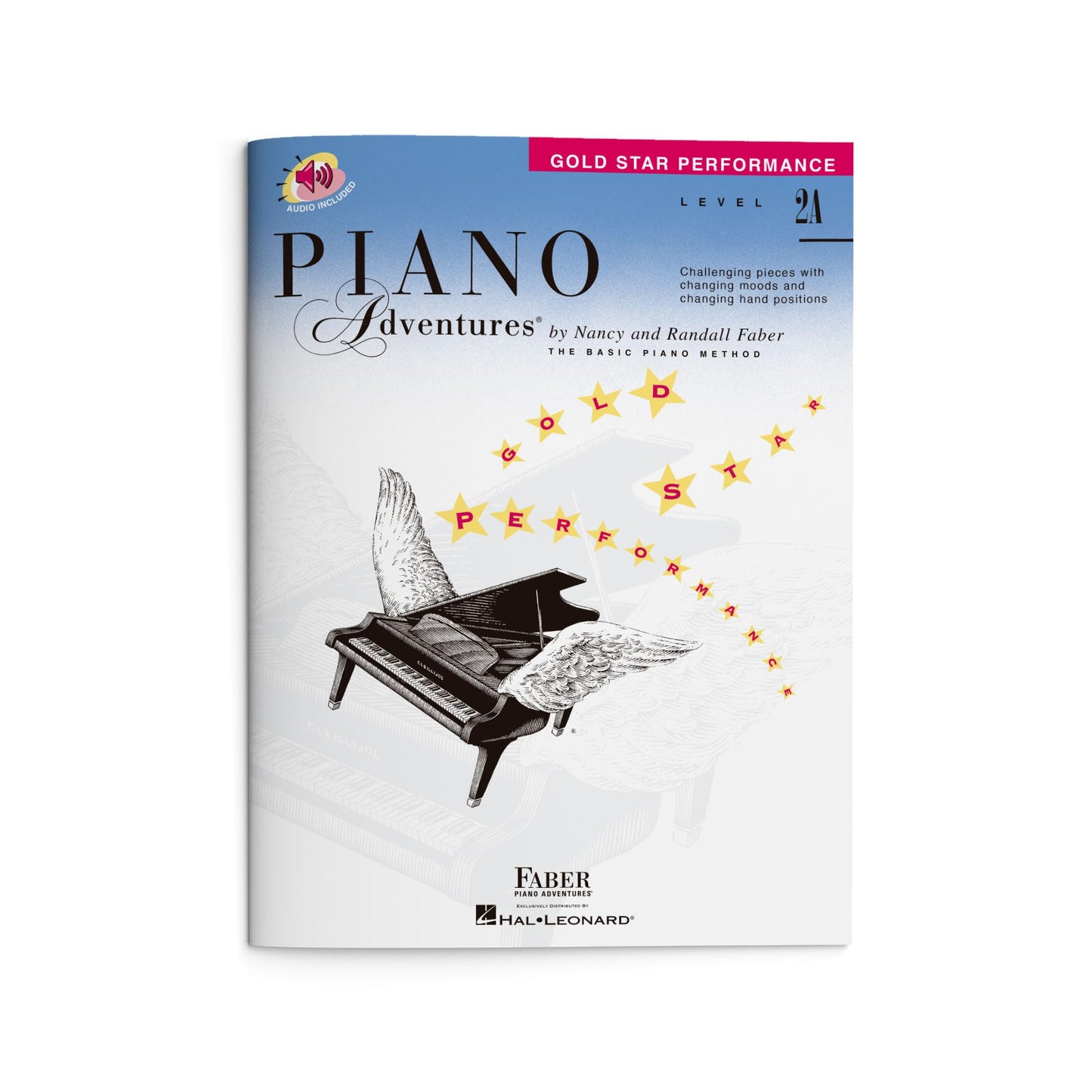 Libro: Piano Adventures: Gold Star Performance - Level 2A | Sheet Music with Online Audio Access | Mid Elementary Songbook for Technique and Style | Faber Piano Book with Classical Jazz Folk Repertoire