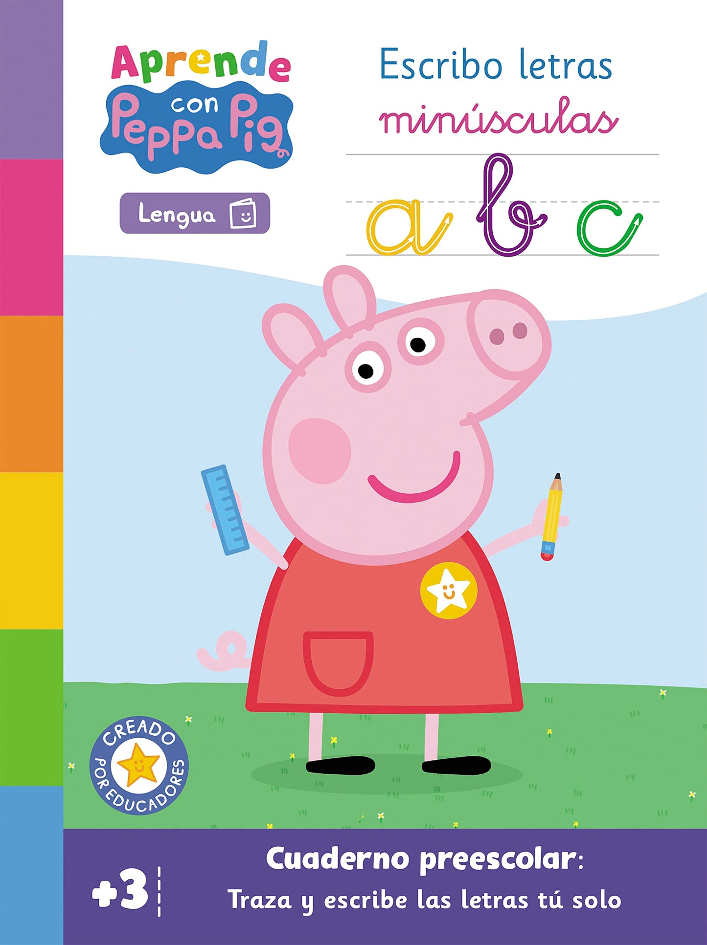 Libro: Peppa Pig. Primeros aprendizajes - Aprende Lengua con Peppa Pig. Escribo letras minúsculas (+3 años): Cuaderno preescolar: Traza y escribe las letras tú solo (Altea)