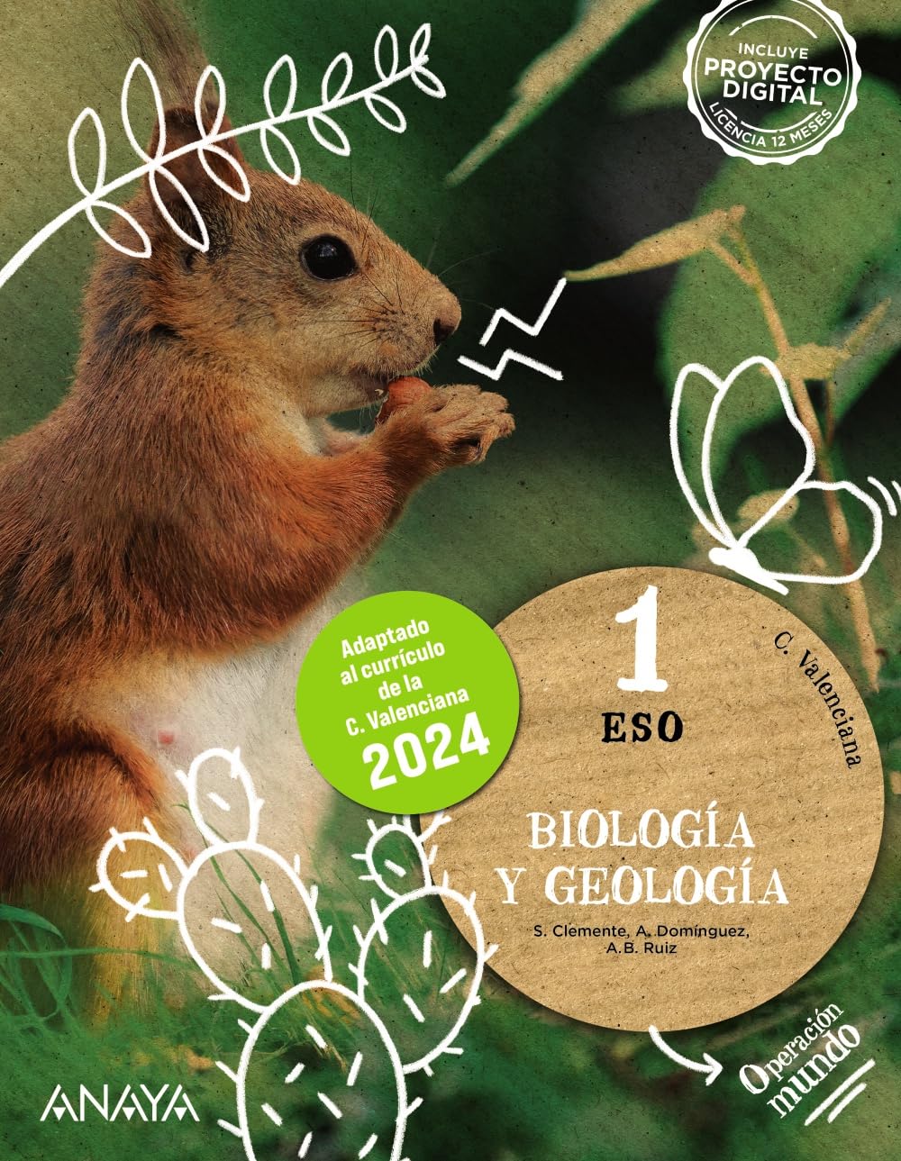 Libro: Biología y Geología 1 (Ed. 2024) (Operación Mundo)