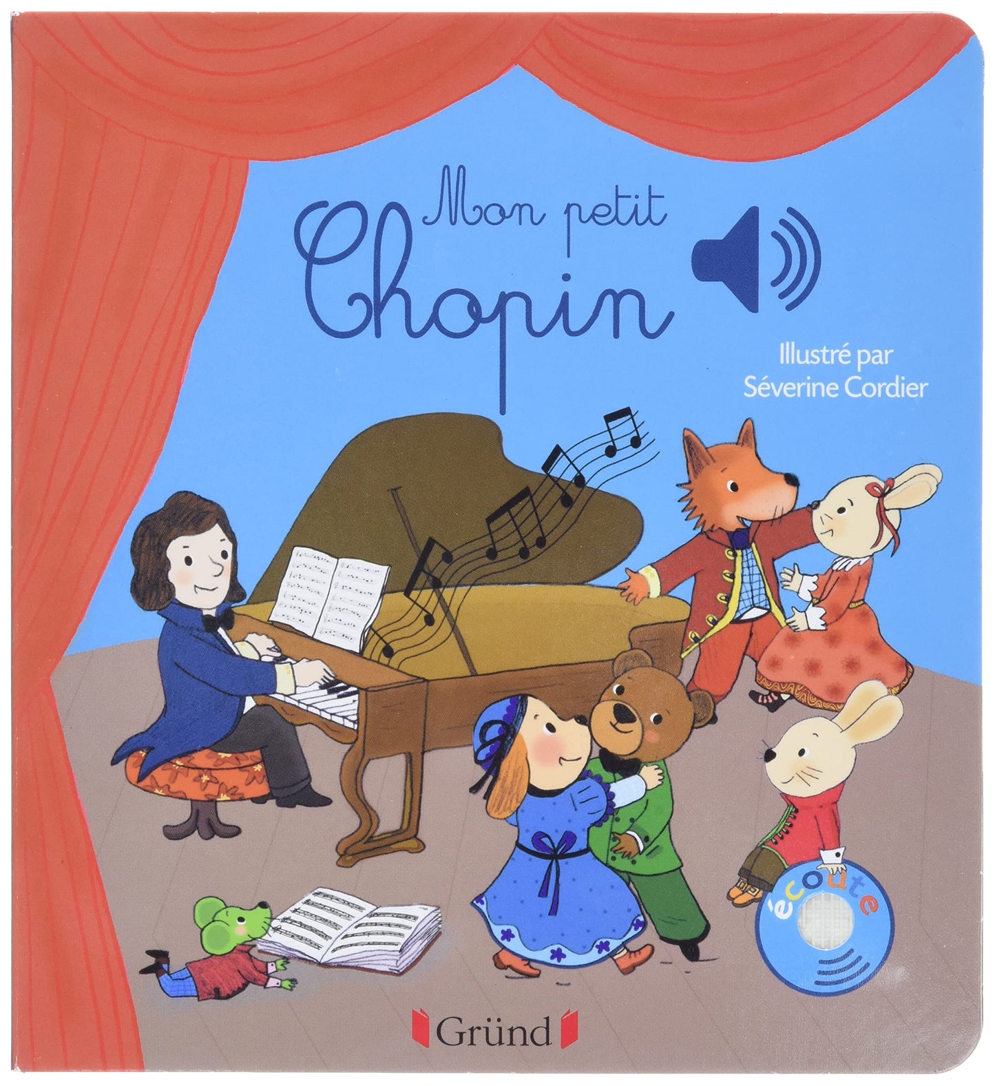 Libro: Mon petit Chopin - Livre sonore avec 6 puces - Dès 1 an
