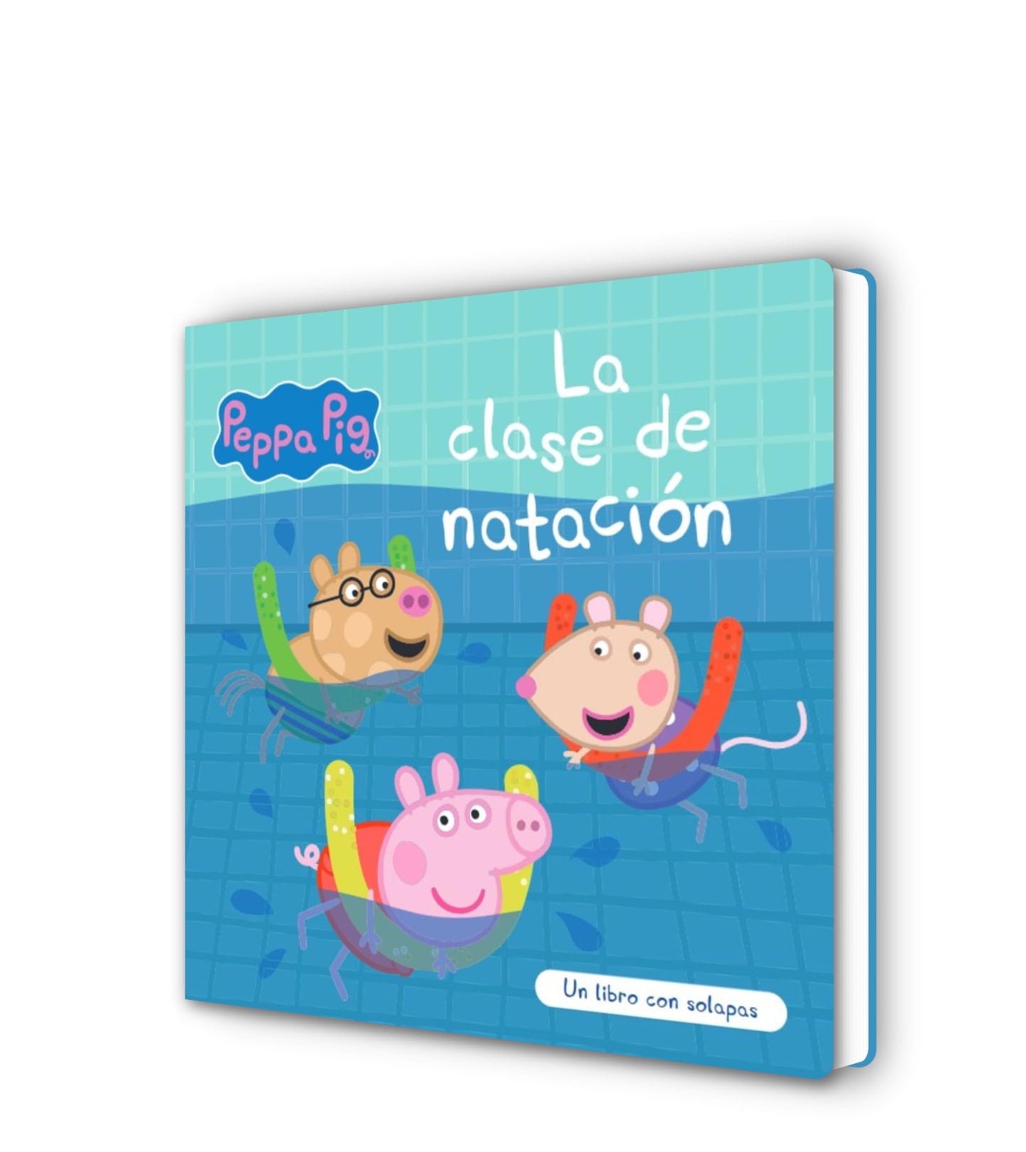 Libro: Peppa Pig. Libro de cartón con solapas - La clase de natación