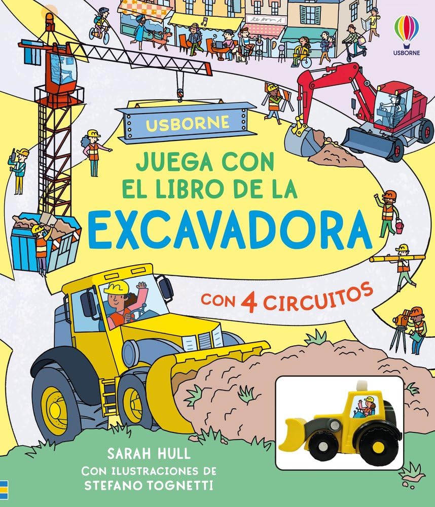 Libro: Juega con el libro de la excavadora (Libros con juguete de cuerda)