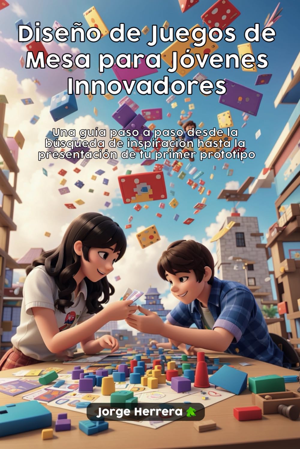 Libro: Diseño de Juegos de Mesa para Jóvenes Innovadores: Una guía paso a paso desde la búsqueda de inspiración hasta la presentación de tu primer prototipo (Spanish Edition)