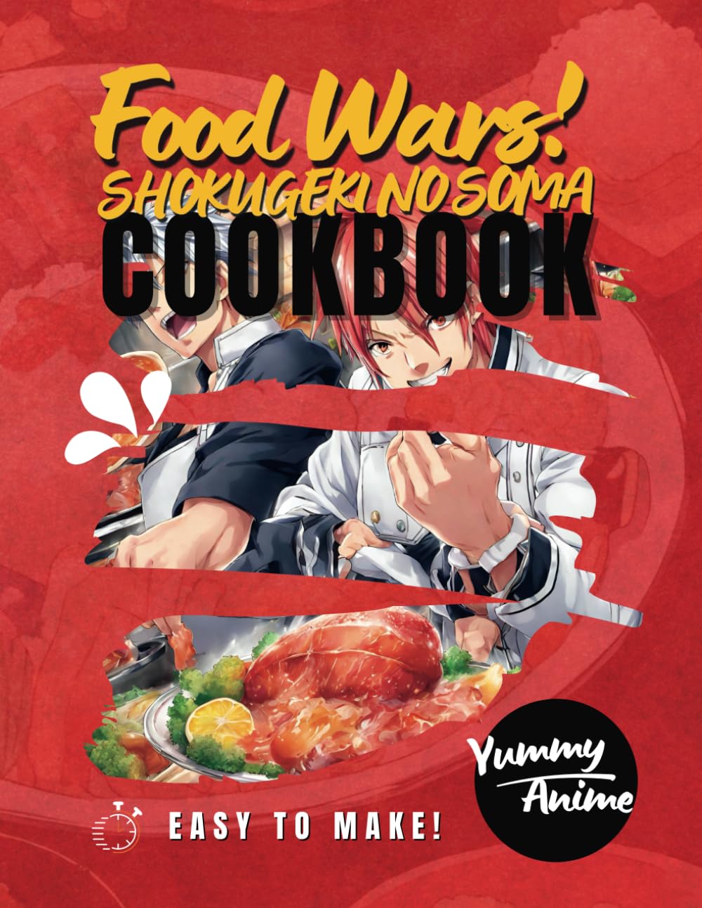 Libro: Food War! Cookbook: Anime Cookbook Indulge Your Culinary Passion with 'Shokugeki No Soma' Magic Anime Recipes