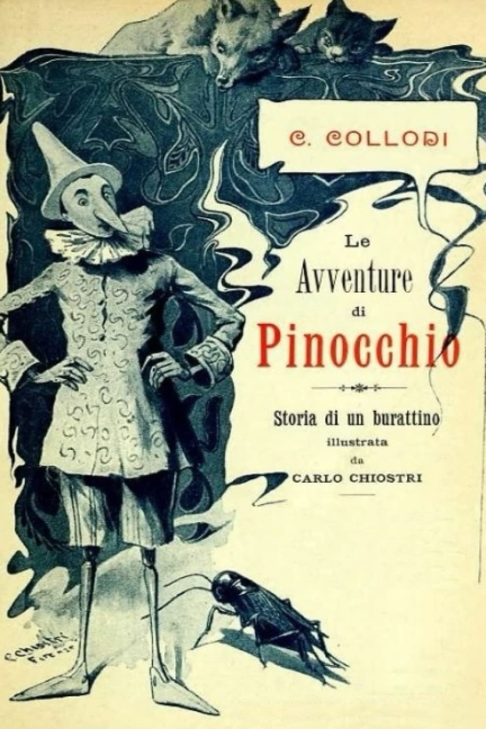 Libro: Pinocchio, avventure di un burattino di legno: Versione originale con splendide illustrazioni d’epoca (Italian Edition)