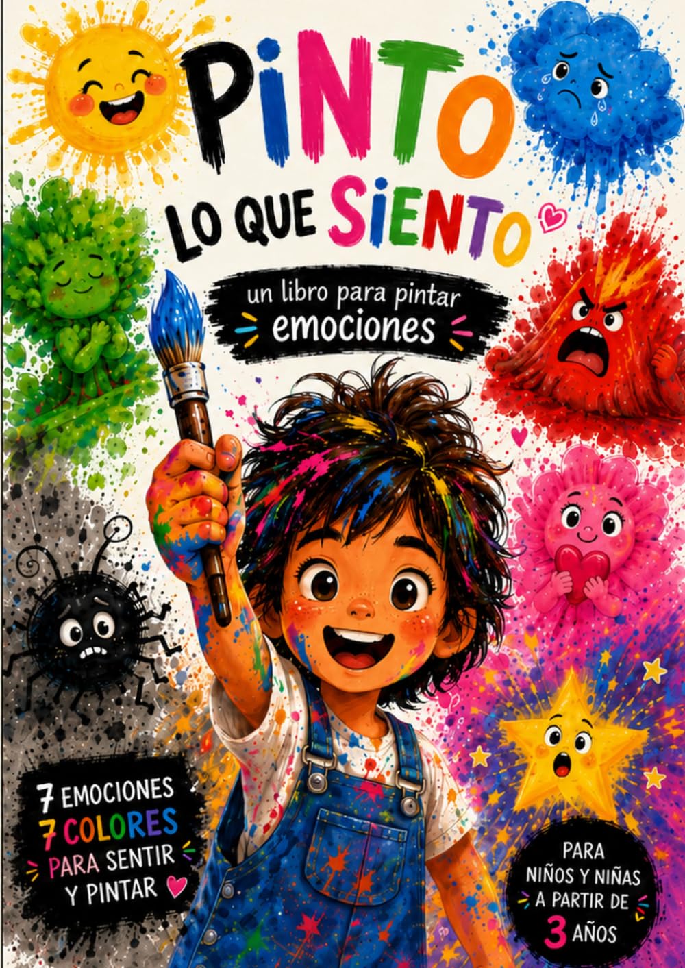 Libro: Pinto lo que siento: Un libro para pintar emociones