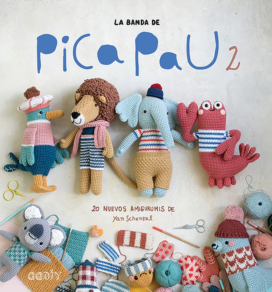 Libro: La banda de Pica Pau 2: 20 nuevos amigurumis de Yan Schenkel (GGDIY)