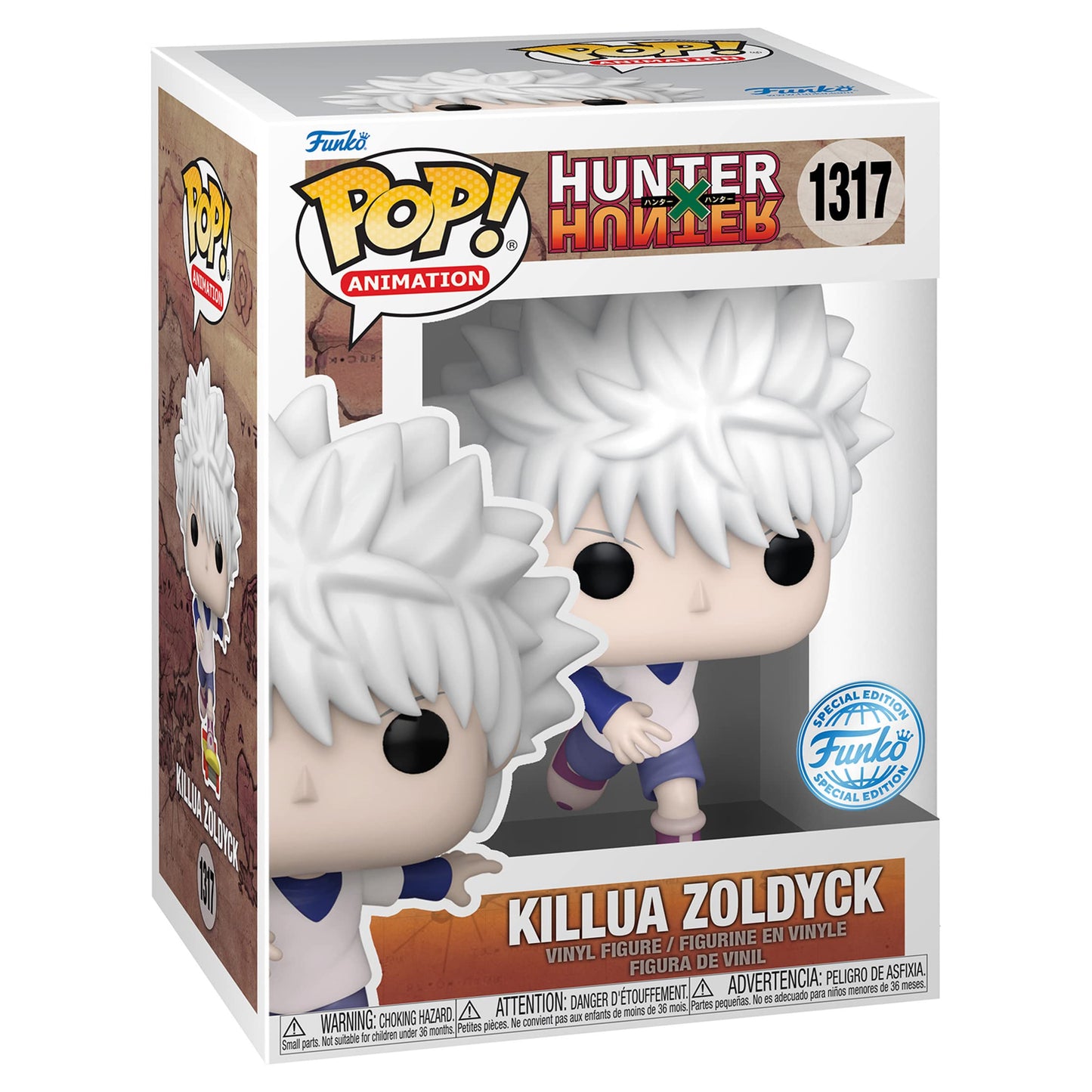 Funko Pop! Animación: Hunter x Hunter - Killua with Skateboard Figura de Vinilo