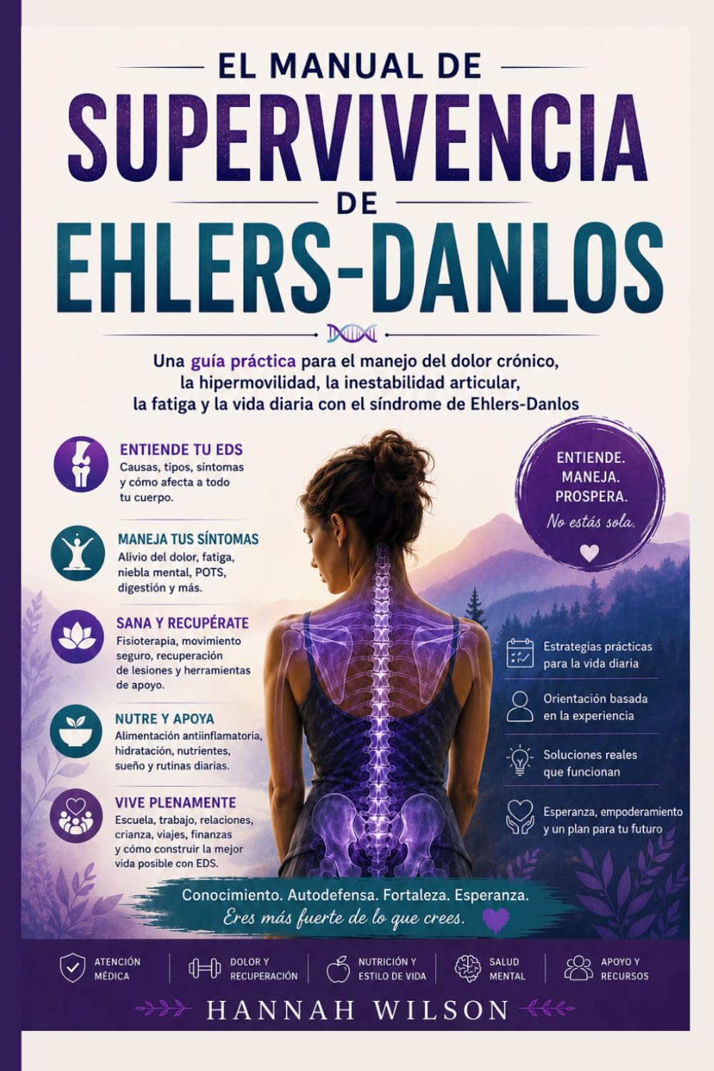 Libro: EL MANUAL DE SUPERVIVENCIA DE EHLERS-DANLOS: Una guía práctica para el manejo del dolor crónico, la hipermovilidad, la inestabilidad articular, la ... vida diaria con el síndrome de Ehlers-Danlos.