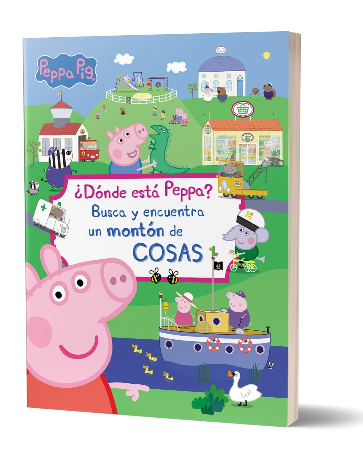 Libro: Peppa Pig. Libro juguete - ¿Dónde está Peppa?: Busca y encuentra un montón de cosas
