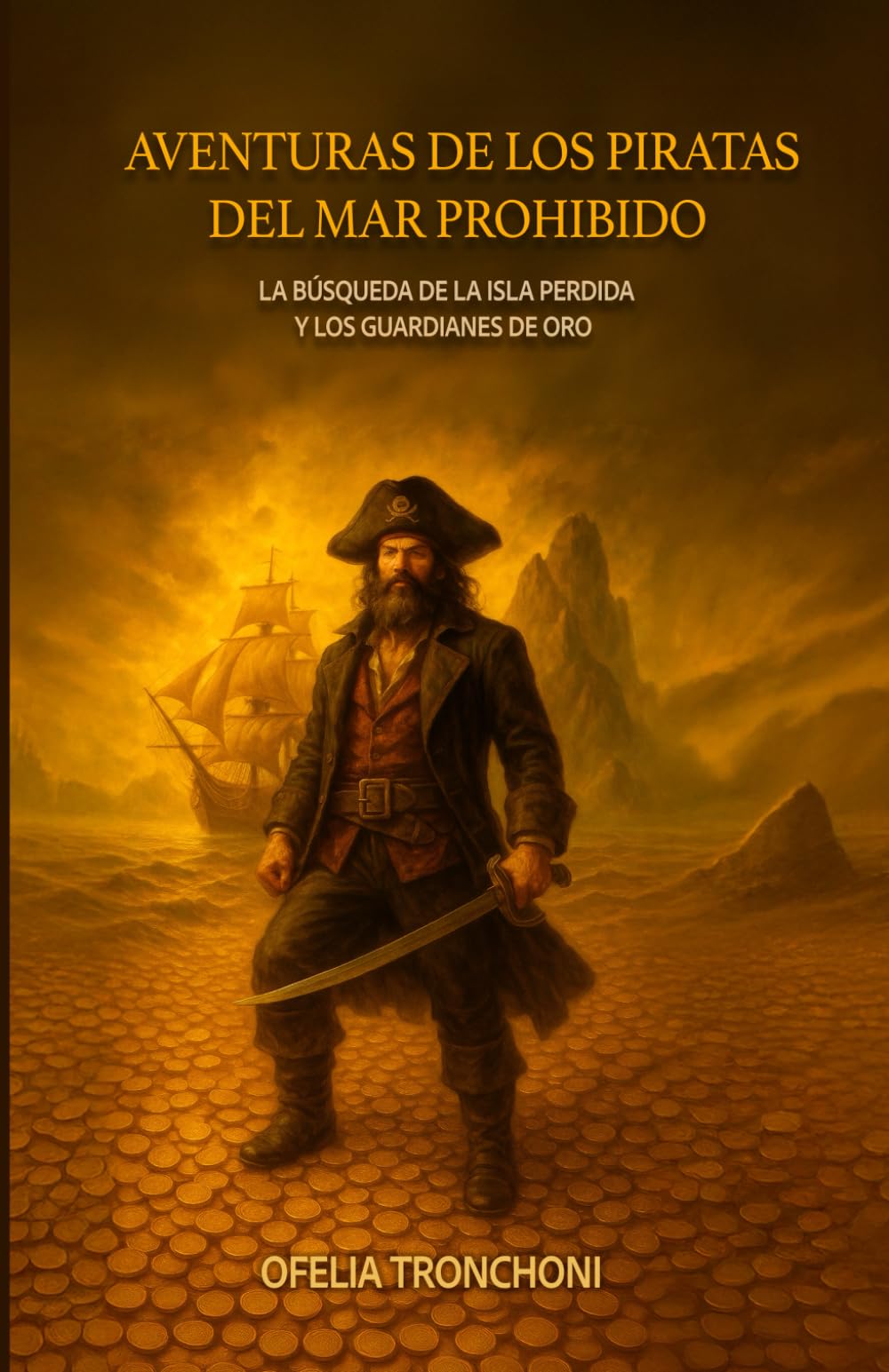 Libro: Aventuras de los piratas del mar prohibido: La búsqueda de la isla perdida y los guardianes de oro