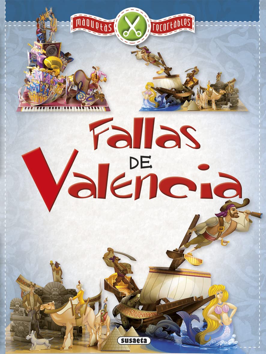 Libro: Fallas de Valencia, maqueta recortable