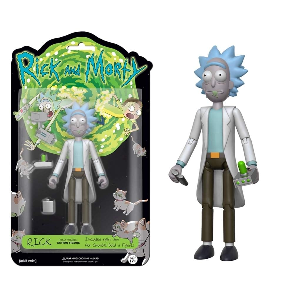 Funko 5" Articulated Rick and Morty Rick Figura de Acción