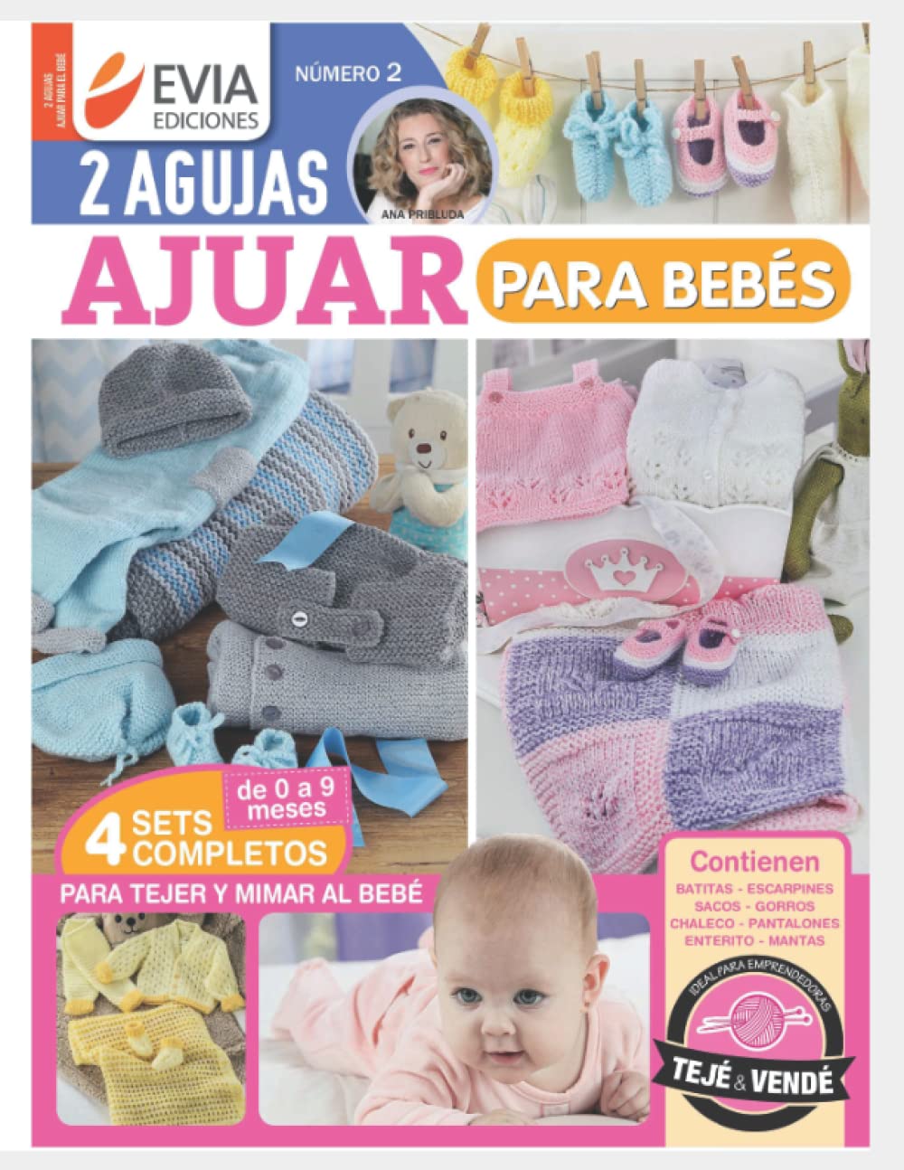 Libro: Dos agujas: Ajuar para bebés: 4 (TEJIDO 2 AGUJAS, CROCHET Y OTRAS TECNICAS)