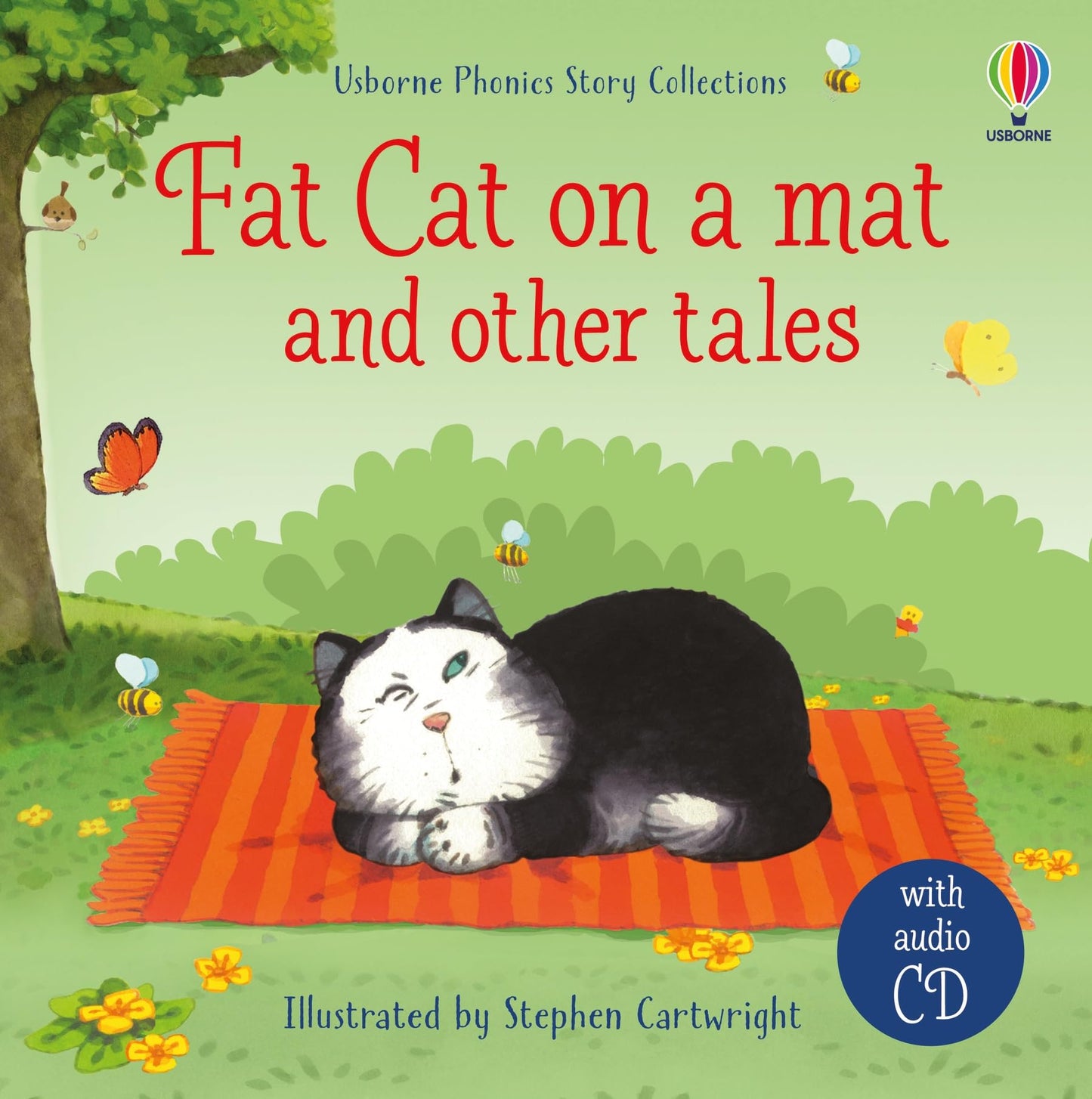 Libro: Fat Cat on a Mat and Other Tales + CD (Phonics Readers)