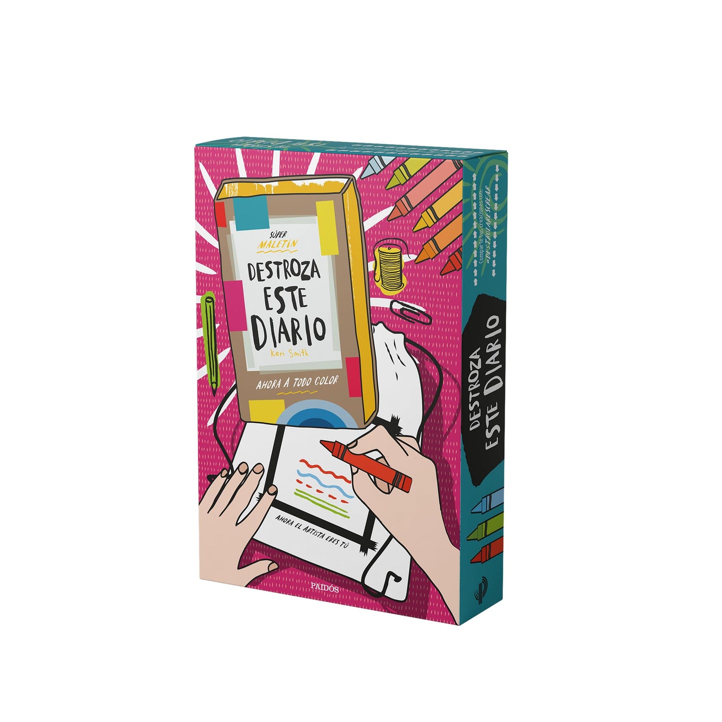 Súper maletín Destroza este diario. Ahora a todo color (Libros Singulares)