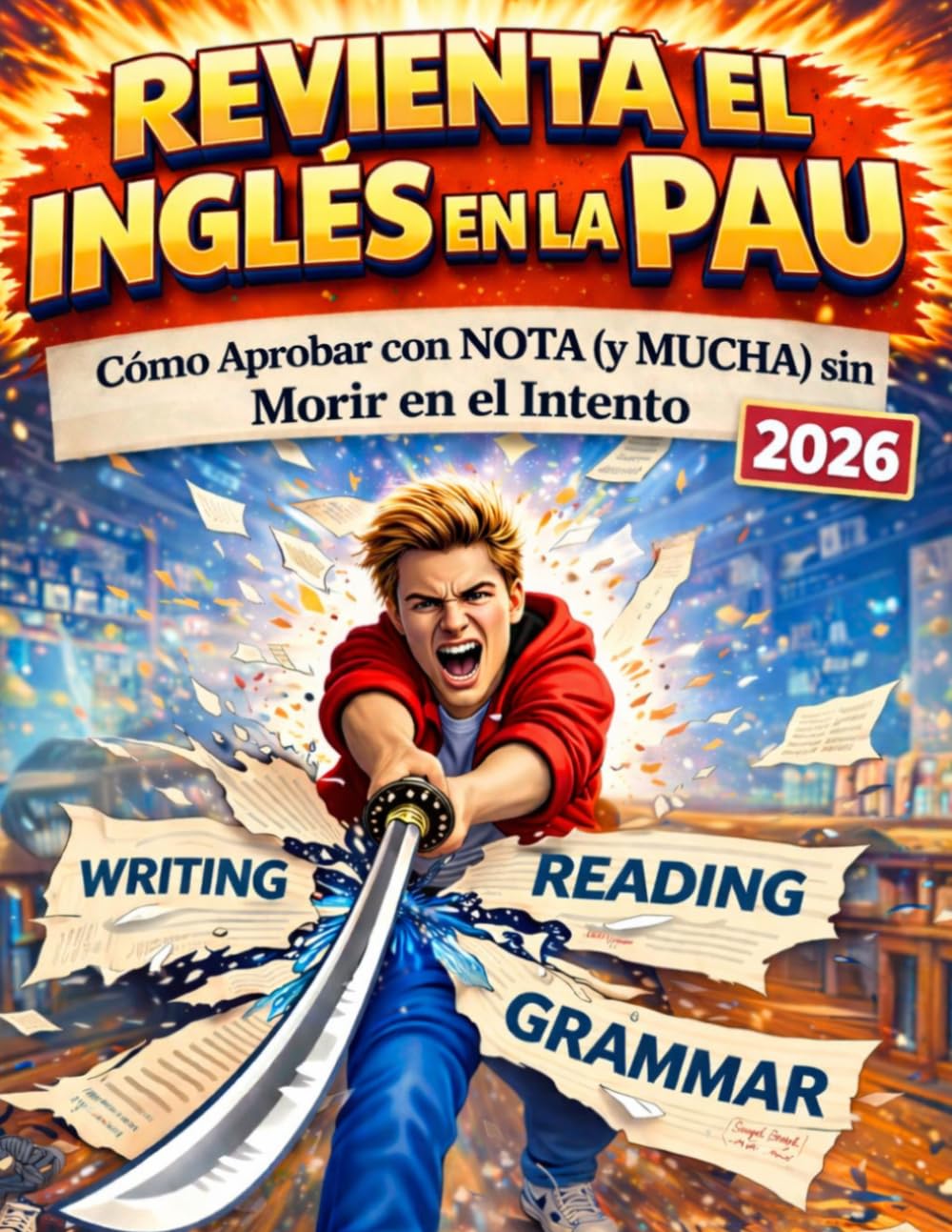 Libro: Revienta el Inglés en la PAU: Cómo Aprobar Con Nota (y Mucha) Sin Morir En El Intento (PAU 2026)
