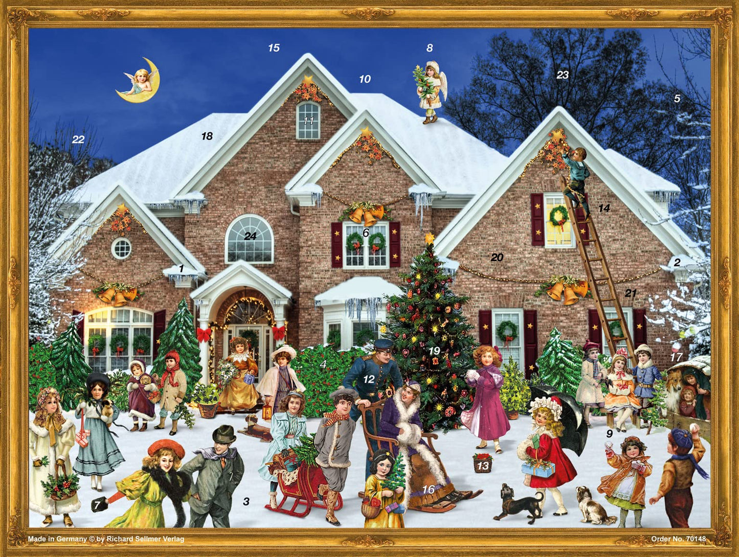 Libro: Adventskalender ""Viktorianisches Haus""