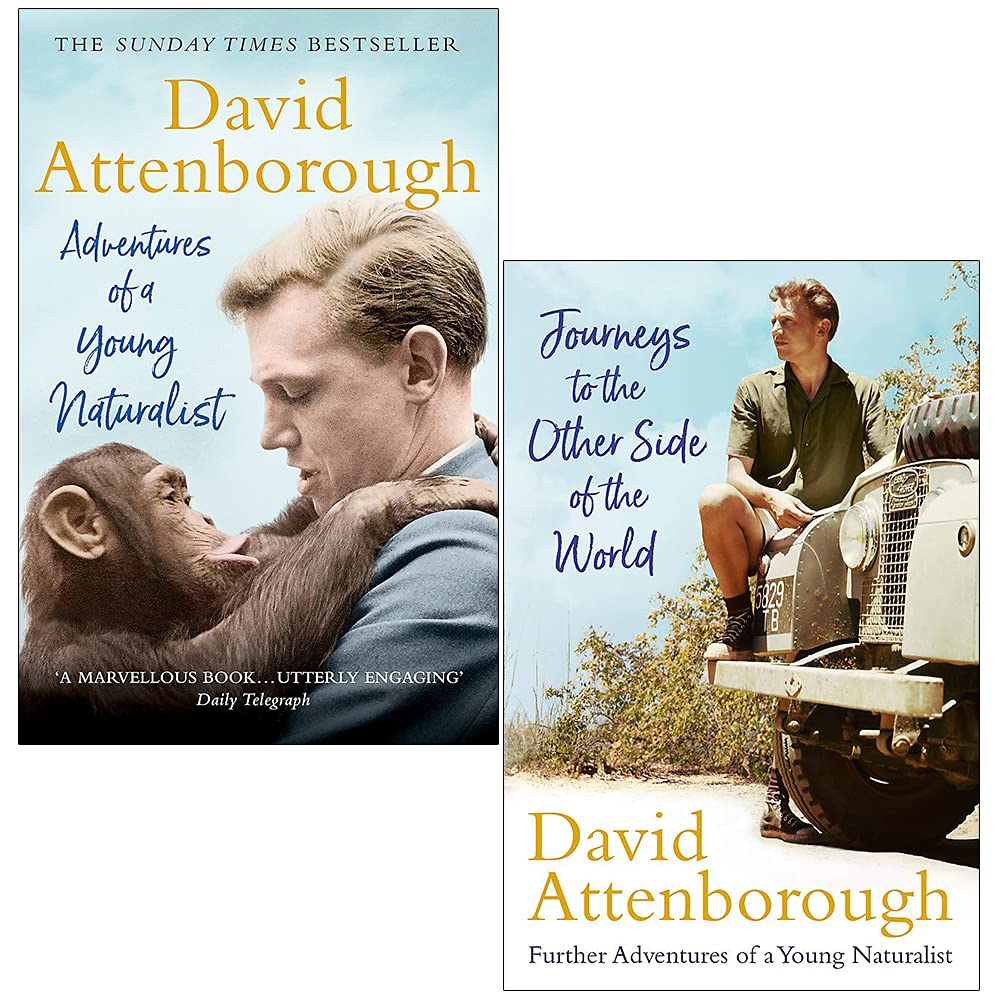 Libro: David Attenborough 2 Books Collection Set (Adventures of a Young Naturalist & Journeys to the Other Side of the World)