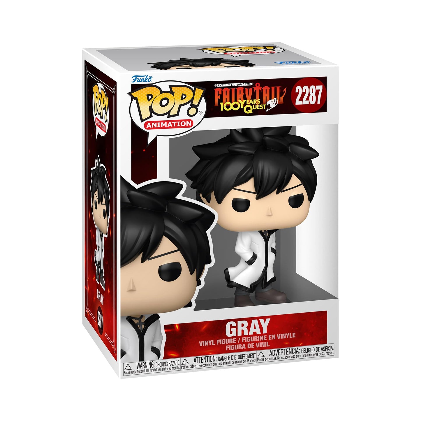 Funko Pop! Animación: Fairy Tail 100 Years Quest - Gray with Chase