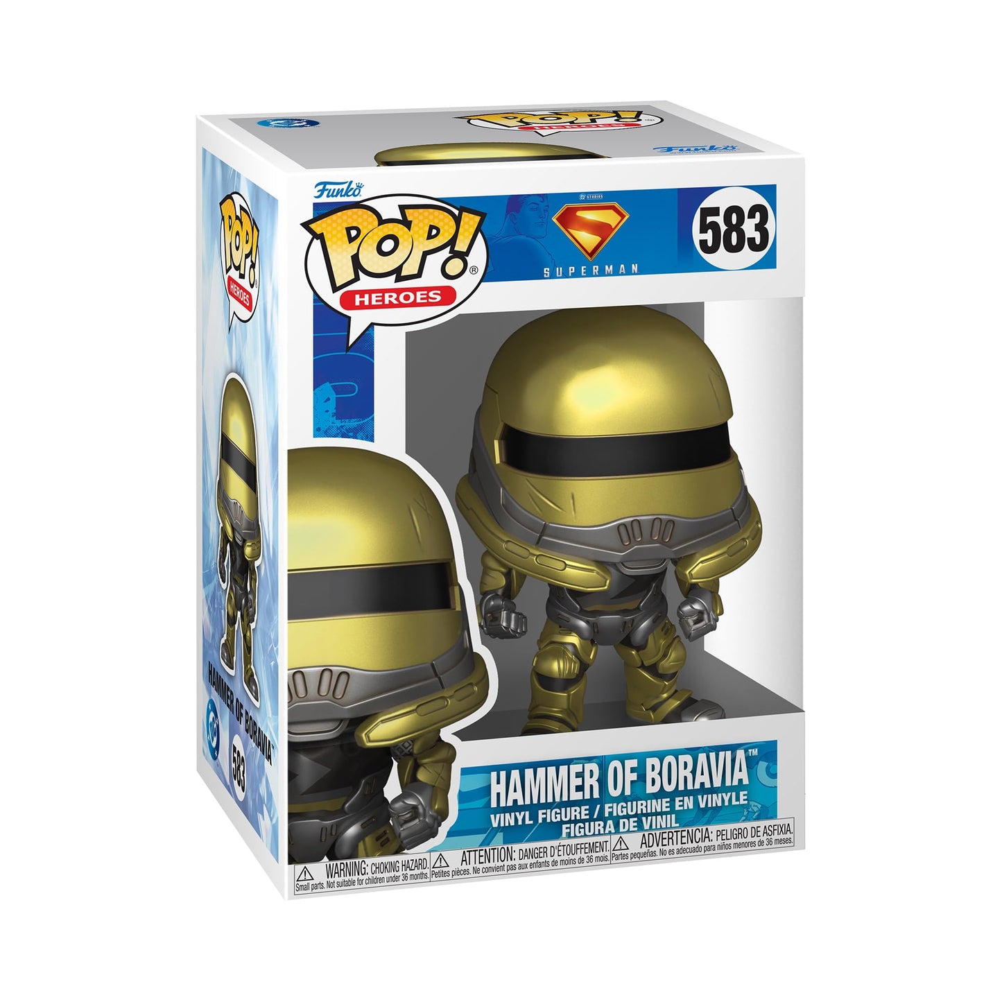 Funko Pop! Heroes: Superman 2025 - Hammer of Boravia - DC's Ultraman - 1/6 Odds for Rare Chase Variant - Styles May Vary