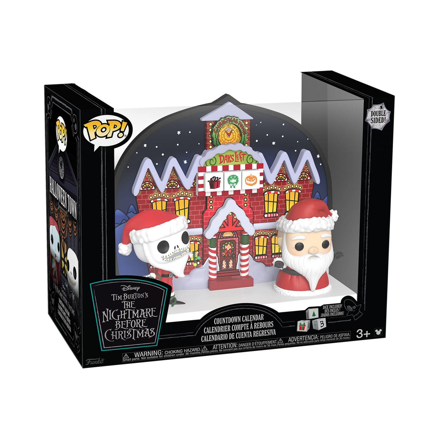 Funko Pop! Countdown Calendar: Dual Side - The Pesadilla Antes de Navidad - Collectible Vinyl Mini Figures