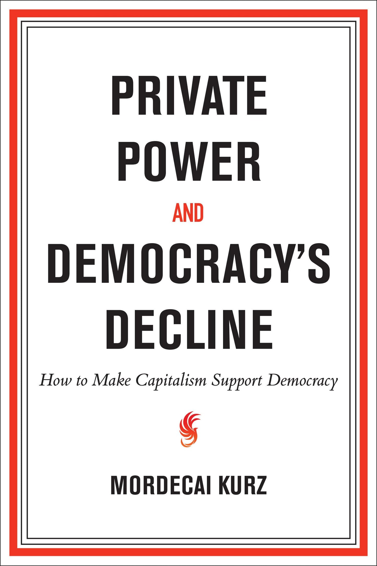 Libro: Private Power and Democracy's Decline: How to Make Capitalism Support Democracy