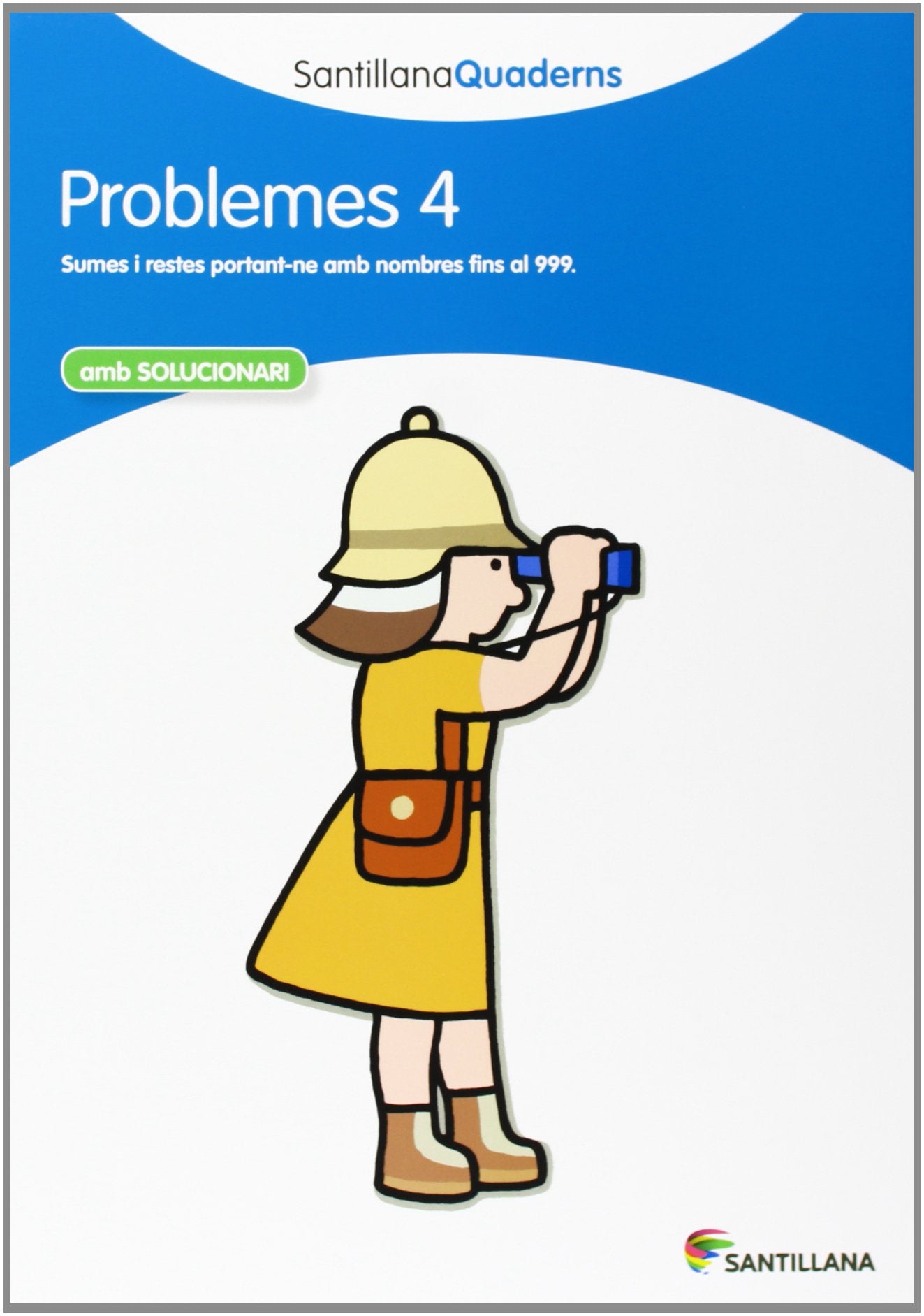 Libro: PROBLEMES 4 AMB SOLUCIONARI SANTILLANA QUADERNS