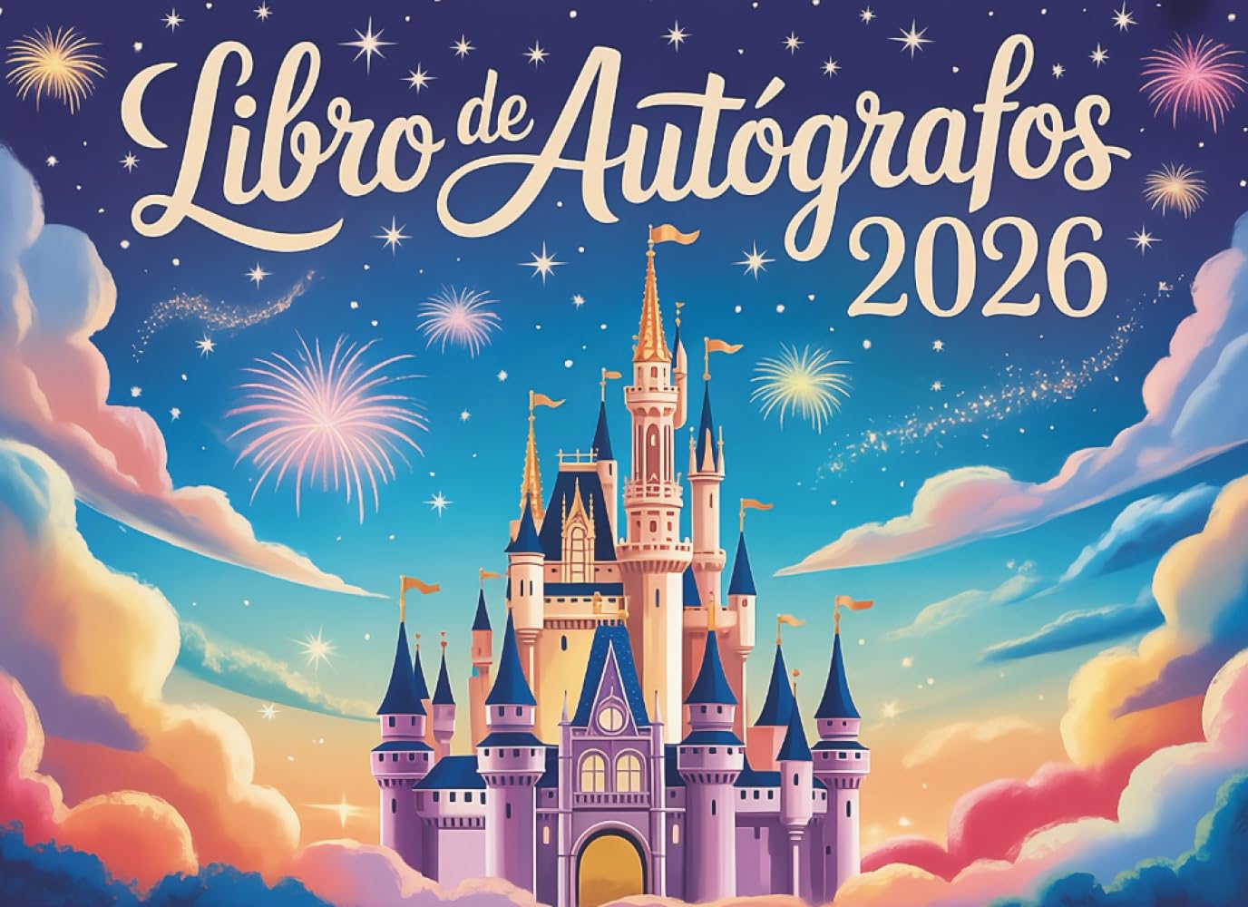 Libro de Autógrafos 2026: Un Recuerdo para Niños que Captura Firmas y Fotos de Aventuras en Parques Temáticos, Personajes Favoritos y Miembros de la Familia