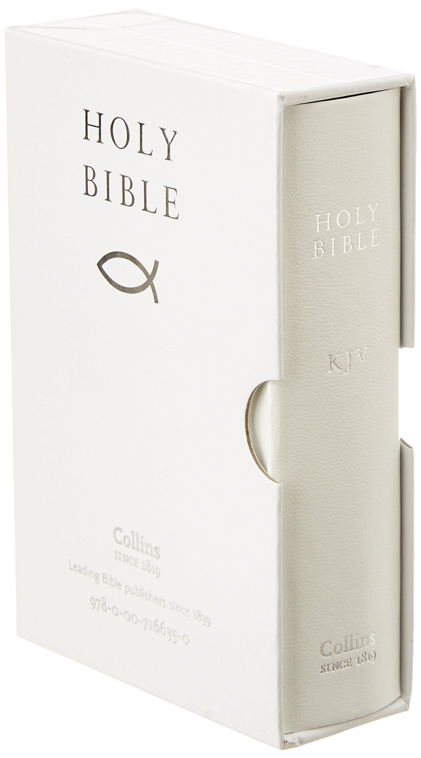 Libro: HOLY BIBLE: King James Version (KJV) White Pocket Gift Edition