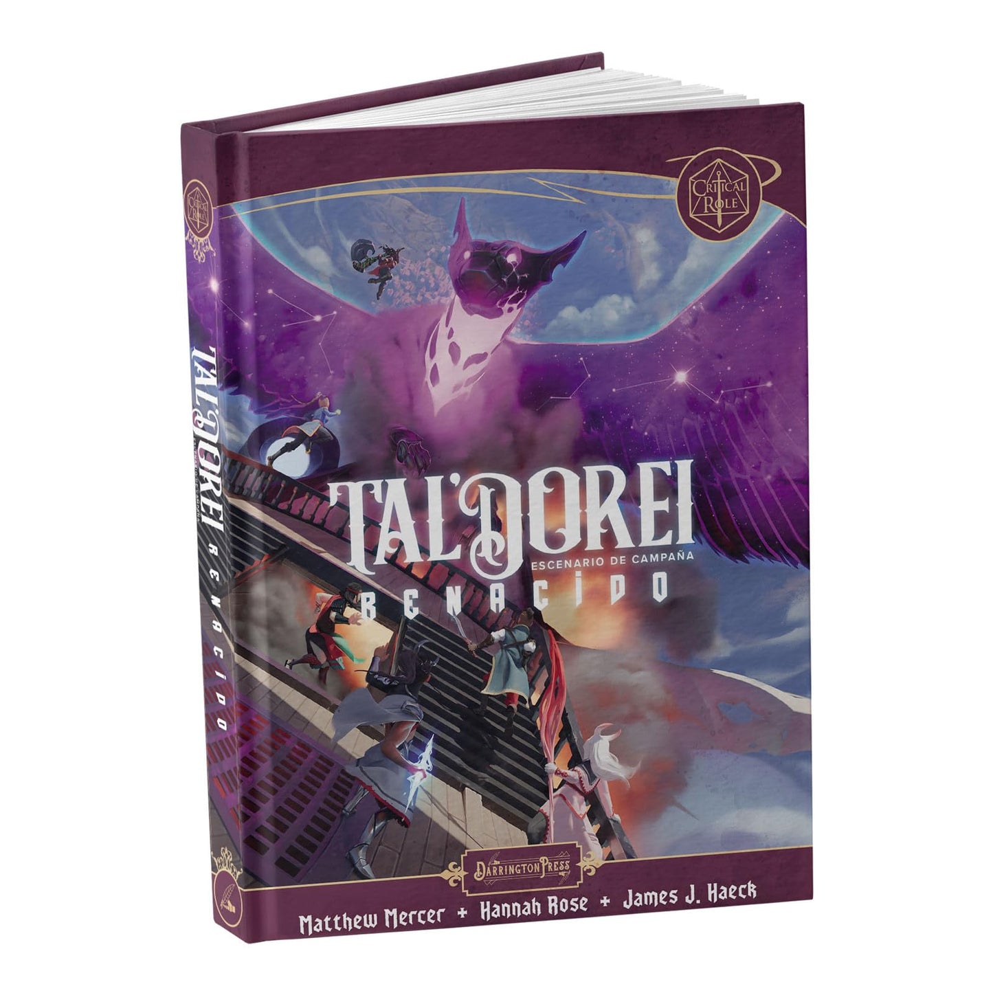 Libro: Devir - Tal'Dorei Renacido, Critical Rol, Edición en Español, Juego de Rol, Juego de Rol con Amigos, Juego de Rol Entretenido, 12 Años (TALREN)